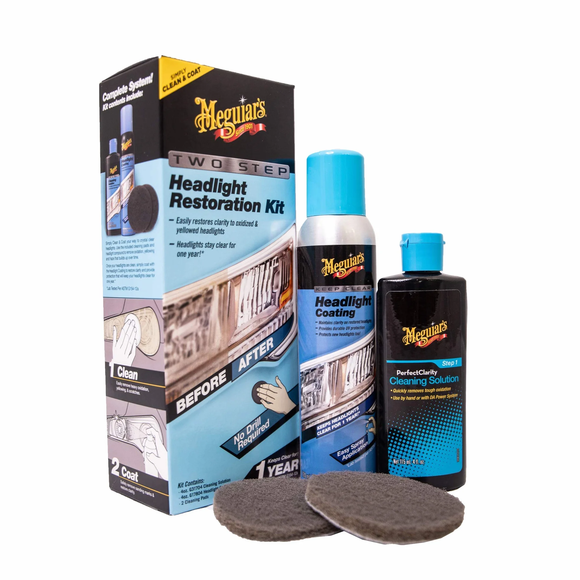 Meguiar's G2970EU Headlight Restoration Kit zestaw do oczyszczania reflektorów