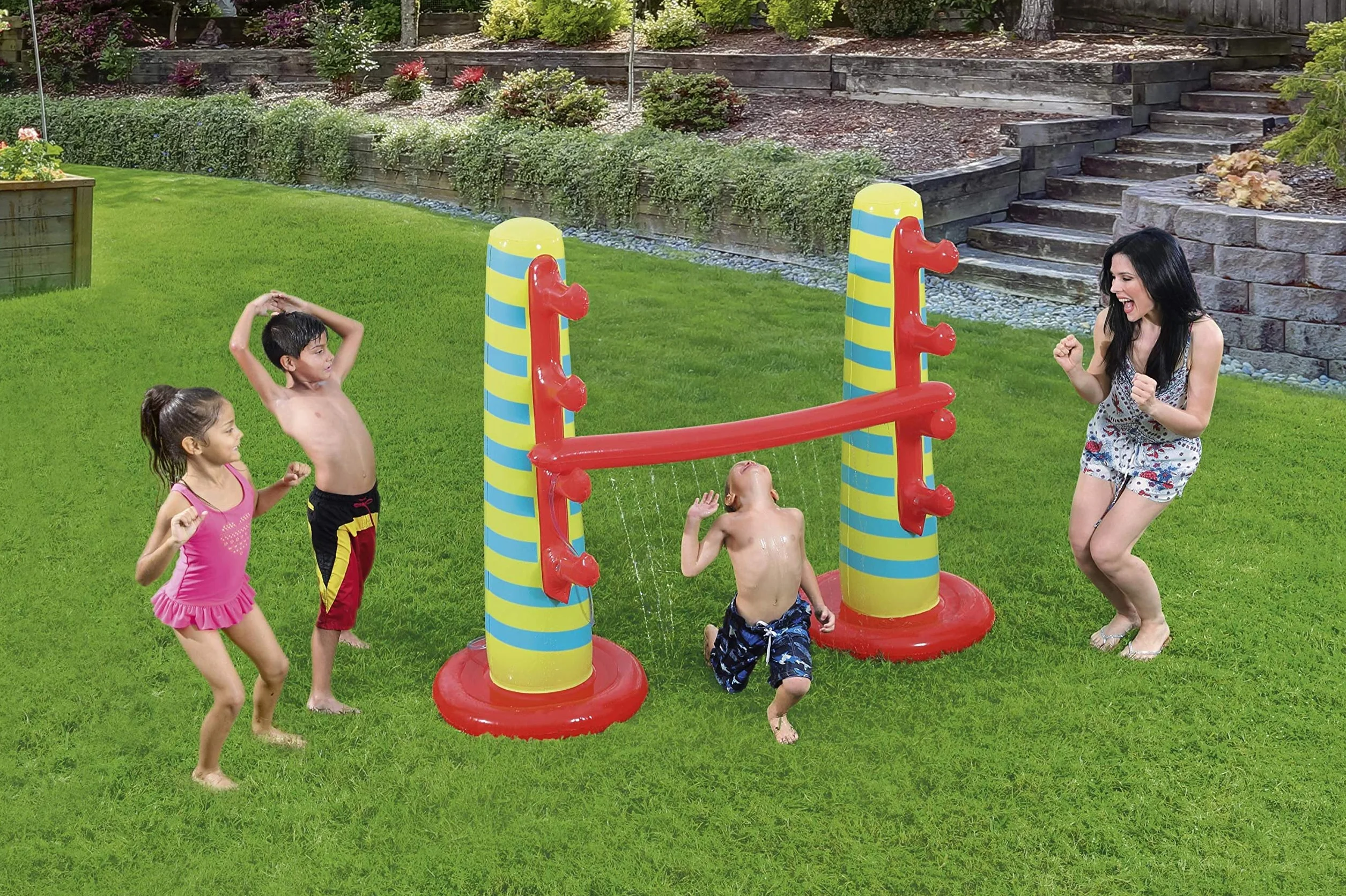 Bestway 1052238Xxx19 69" X 28" X 59"/1.75M X 71Cm X 1.50M Limber Limbo Sprinkler