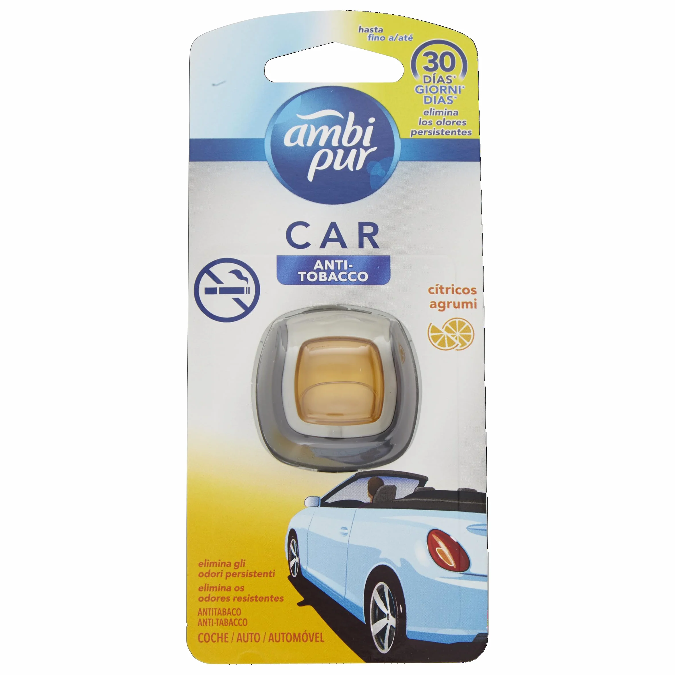 Ambi Pur Car Air Freshener Anti Tobacco Agrumi