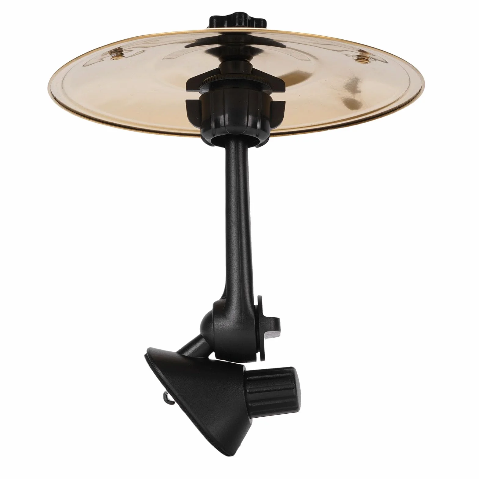 Mini Car Cymbal Toy for Air Vent, Zabawne Akcesorium na deskę rozdzielczą z Efektem Dźwięku Bębna, Nowatorski Wystrój Pojazdów dla Miłośników Muzyki, Fajny dla Kierowców, (Złoto)