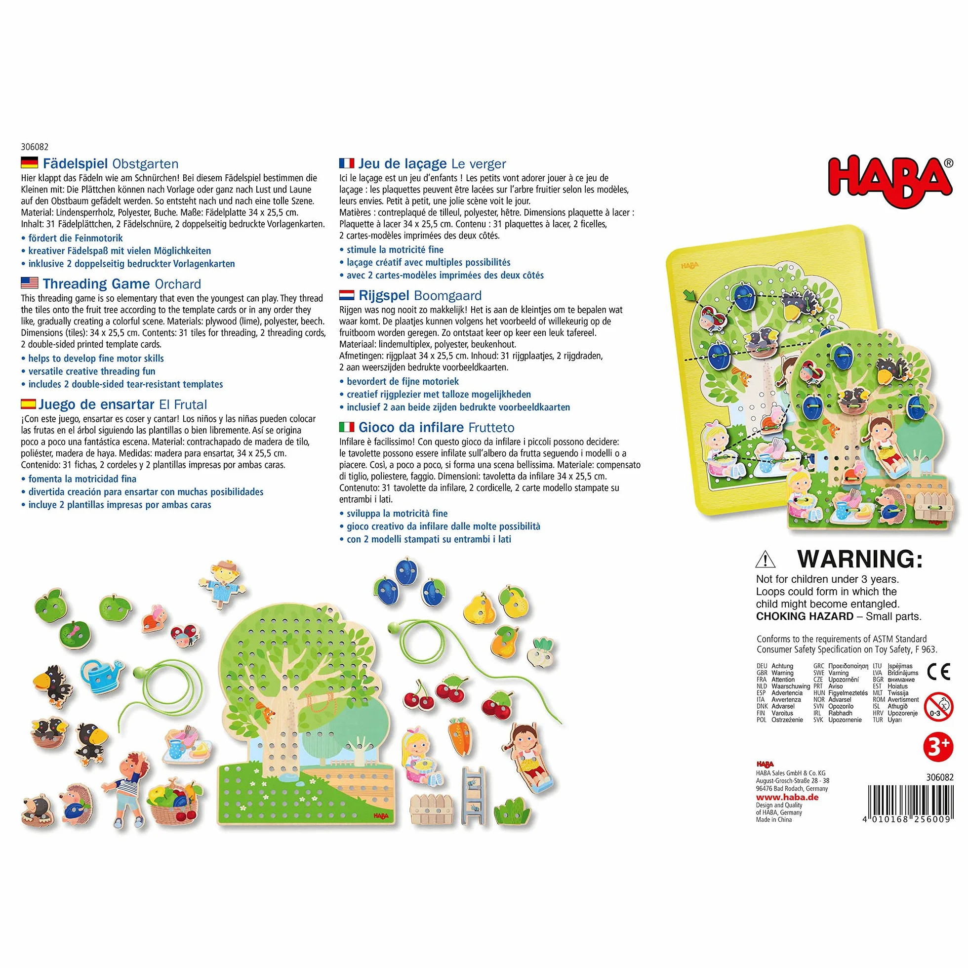 HABA Gra nawlekana do sadu, średnia