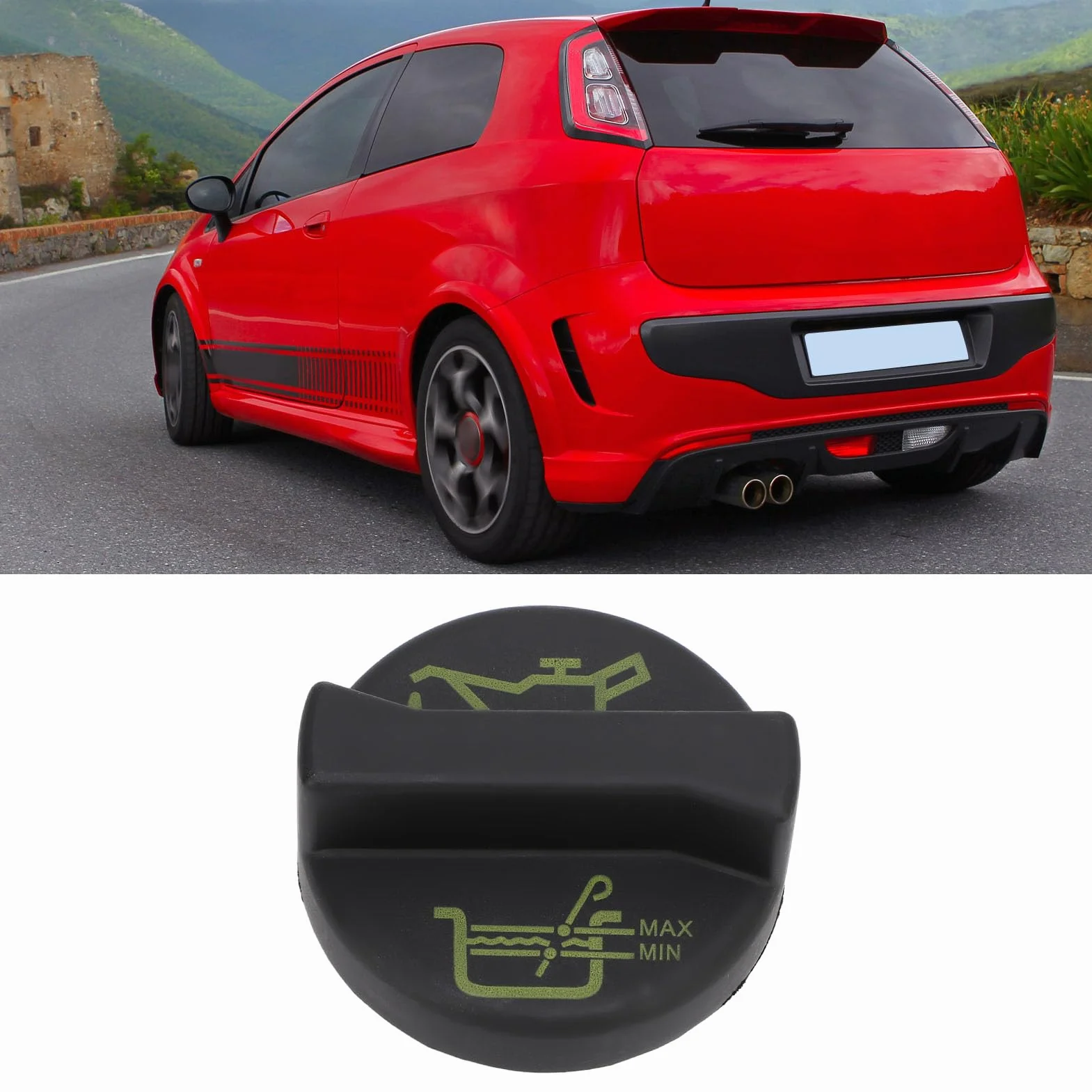 Korek pokrywy do napełniania olejem ABS 71740676 zamiennik Fiat Grande Punto Evo 1.2 8v