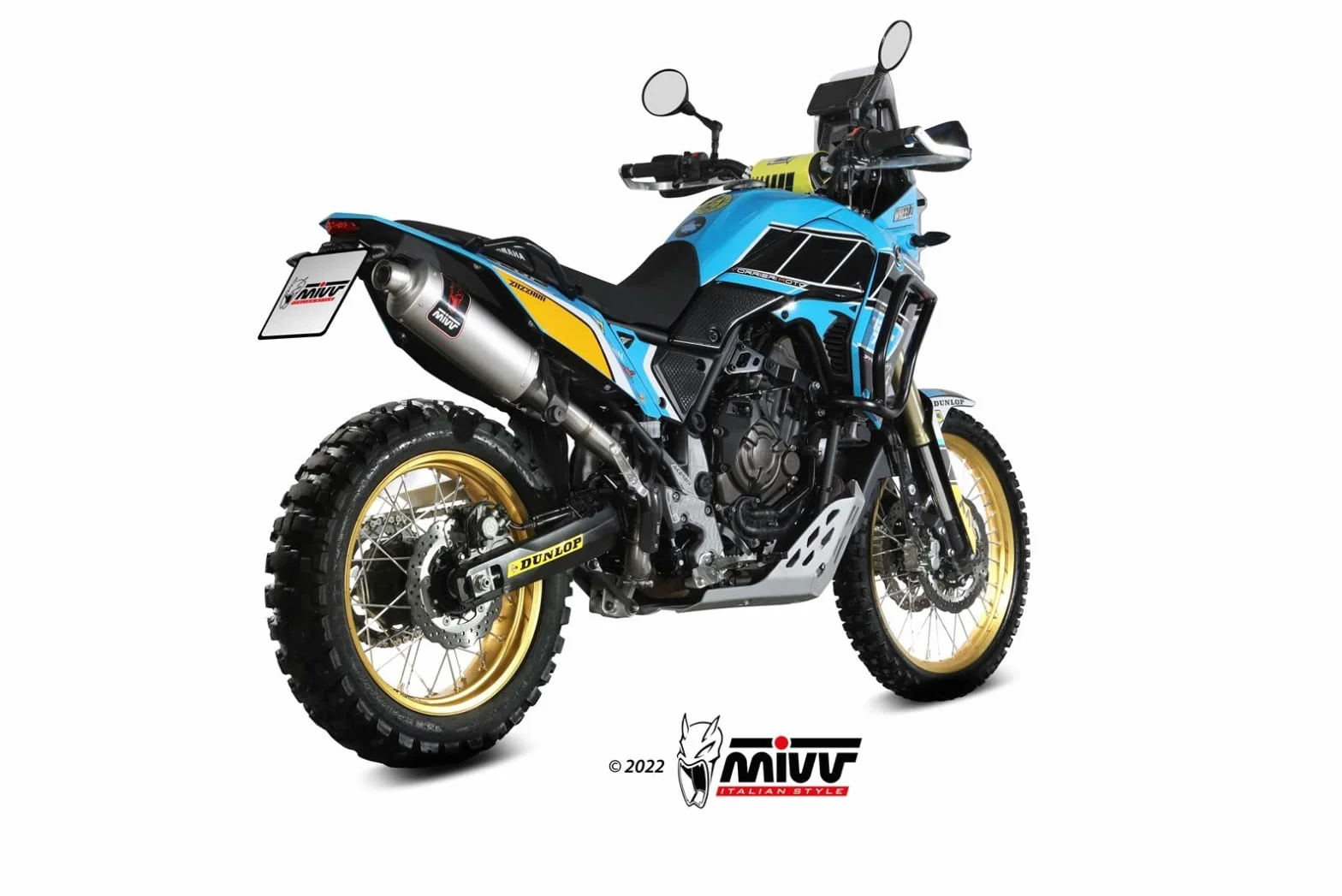 Mivv Wydech YAMAHA Ténéré 700 2019-2022 DAKAR ST. STEEL ORIGINAL