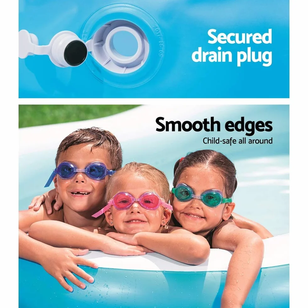 Bestway® 8'7" x 62" x 18"/2.62m x 1.57m x 46cm The Big Lagoon Family Pool