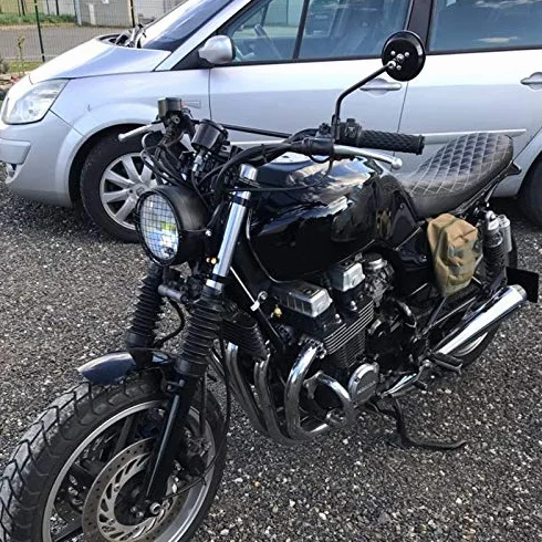 Zacisk mocujący do reflektorów motocyklowych 39 mm - 41 mm CNC średnica rury uniwersalne do / / wszystkiego, czarny