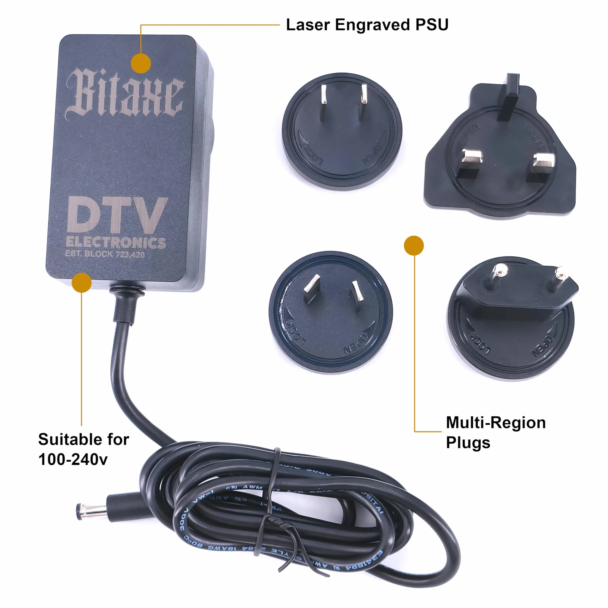 DTV ELECTRONICS Bitaxe Gamma 602 Bitcoin ASIC Miner – 1,2 TH/s przy 18W niskiego poboru mocy, obudowa formowana wtryskowo, cichy, open-source miner Bitaxe do kopania solo i w domu