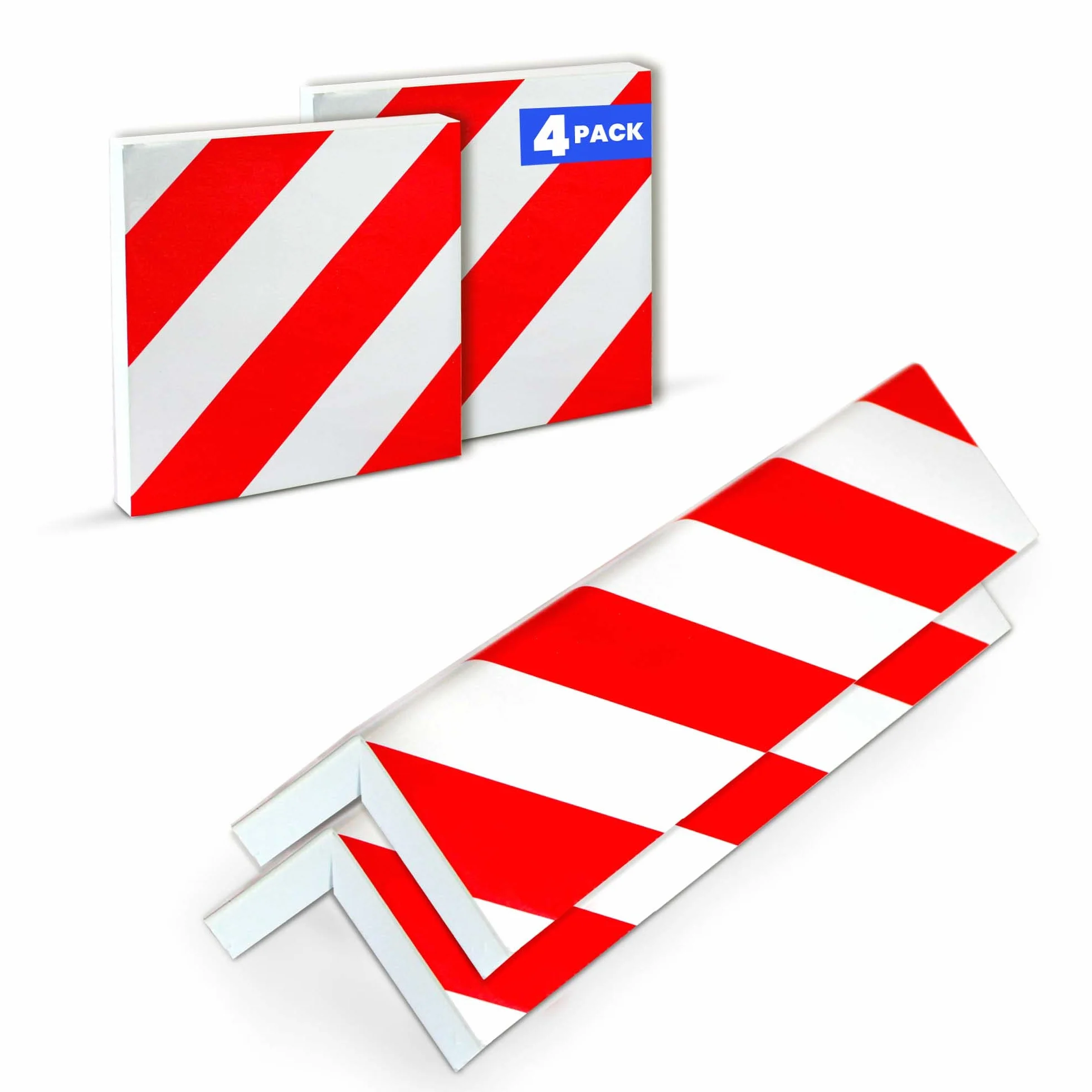 Ochraniacz Kolumny Garaż 4 Sztuki Odblaskowy Ochraniacz Parkingowy 40x20x2cm 20x20x2cm