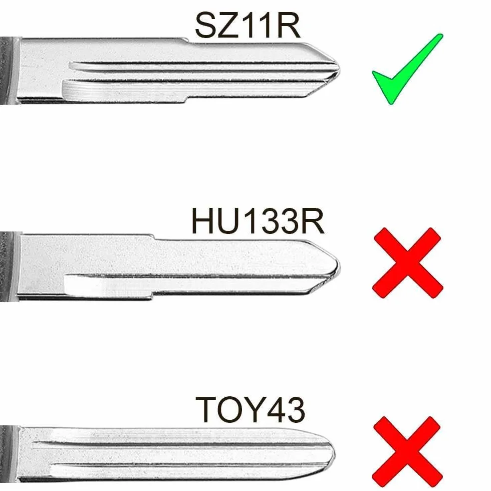 OcioDual Klucz z 2 przyciskami kompatybilny z Suzuki Vitara Swift Ignis SX4 Liana Alto, zdalna obudowa pilota