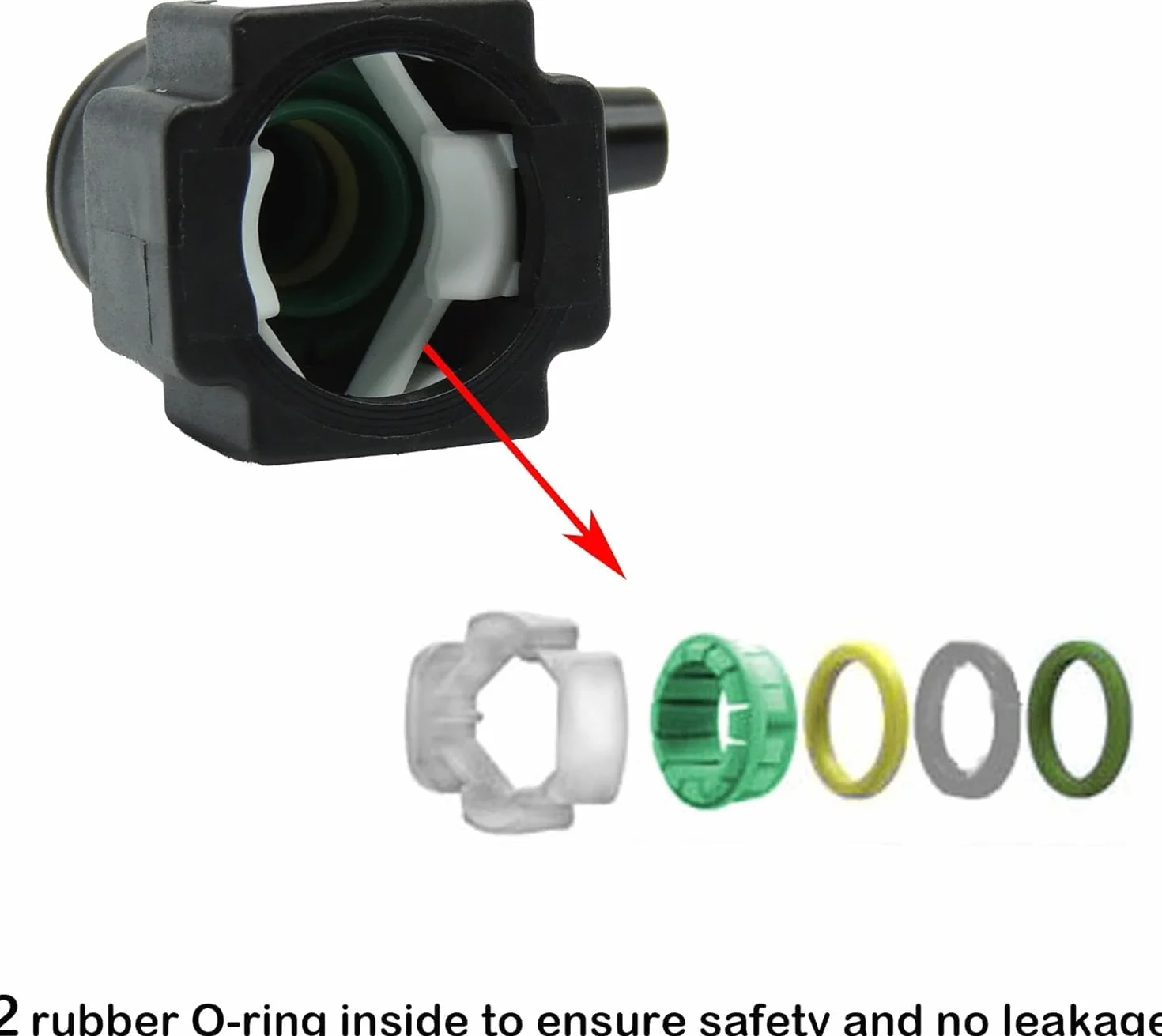 DEWIN Złącze przewodu paliwa szybkozłącze motocyklowe ID6 żeński 7,89 mm Elbow