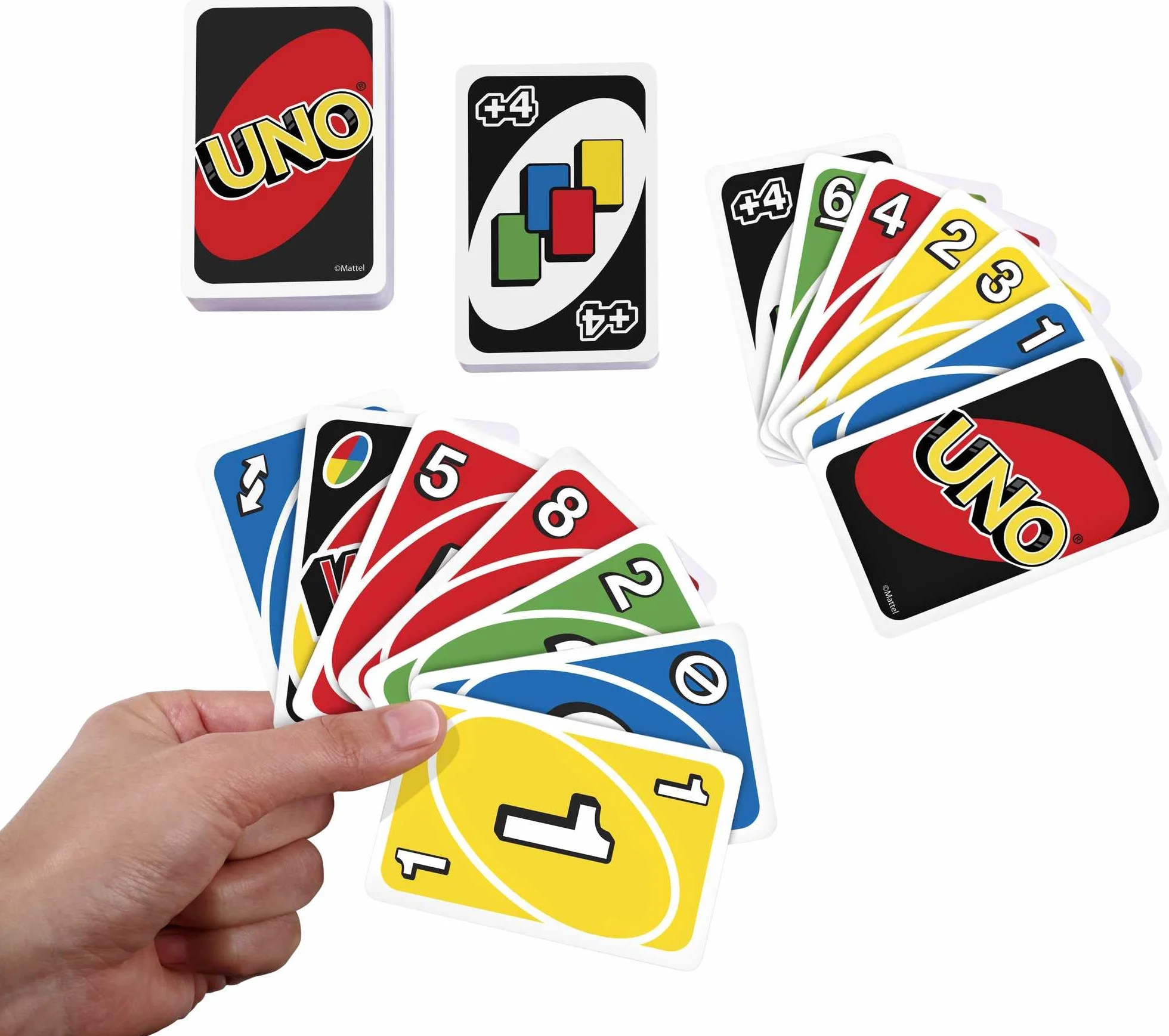 Mattel Games UNO Karciana gra dla dzieci, rodzin i dorosłych w kolekcjonerskim metalowym pudełku, 112 kart i instrukcja, doskonały prezent dla graczy w wieku od 7 lat, HGB63