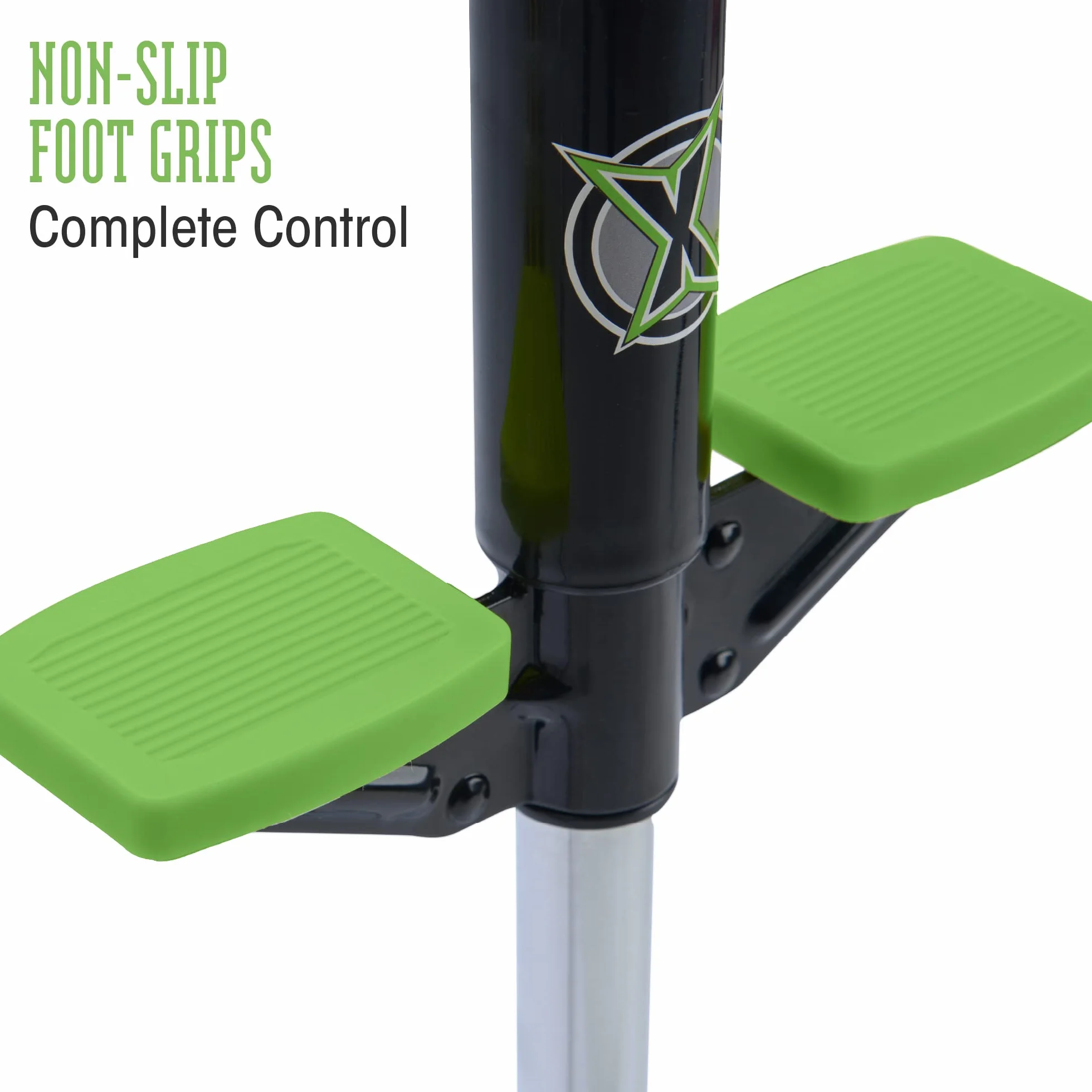 Xootz Pogo Stick | Wzornictwo przemysłowe dla dzieci, chłopców i dziewcząt, kierownica z miękkiej pianki, w wieku 5+, do 35 kg