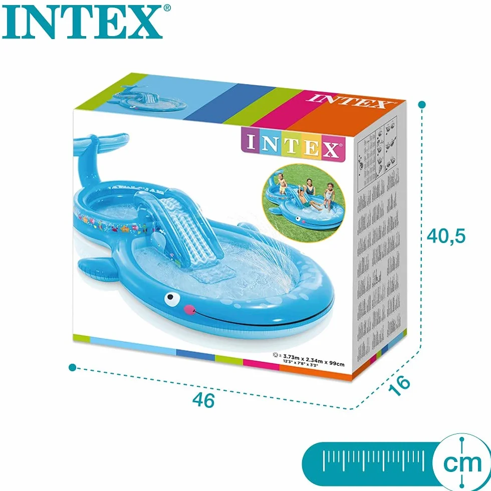 Intex Basen, Niebieski, 373 x 234 x 99 cm/235 l