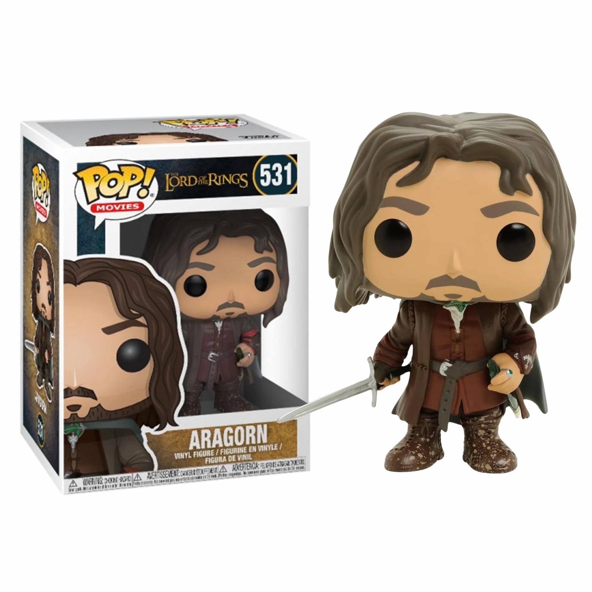 Funko POP Władca Pierścieni Aragorn, 13565, Multi, Standard