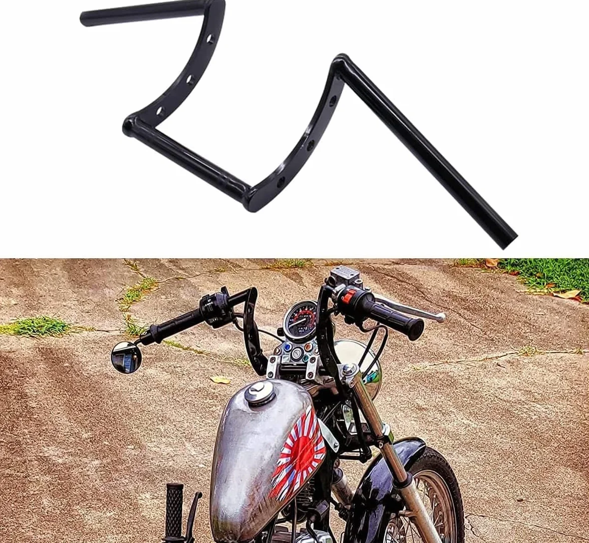 JFG RACING Kierownica motocyklowa 7/8 cala 22 mm uniwersalna czarna