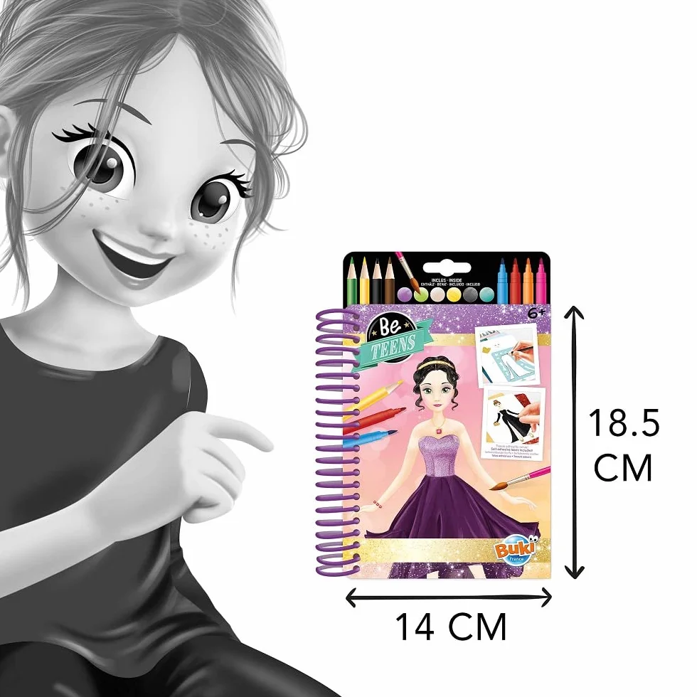BUKI Francja CM102 Fashion Sketchbook - suknie wieczorowe