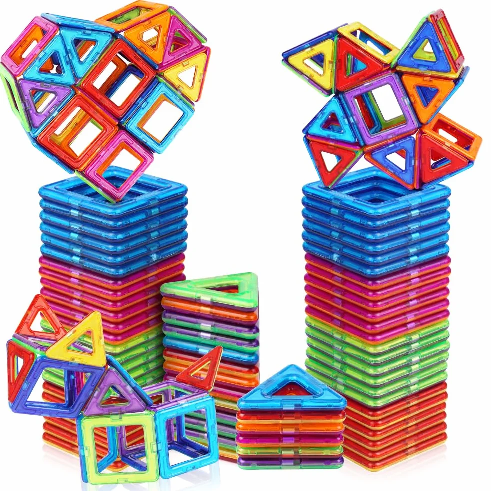 OSDUE Montessori magnetyczne klocki, 40 elementów, zabawka magnetyczna, zabawka edukacyjna, prezent