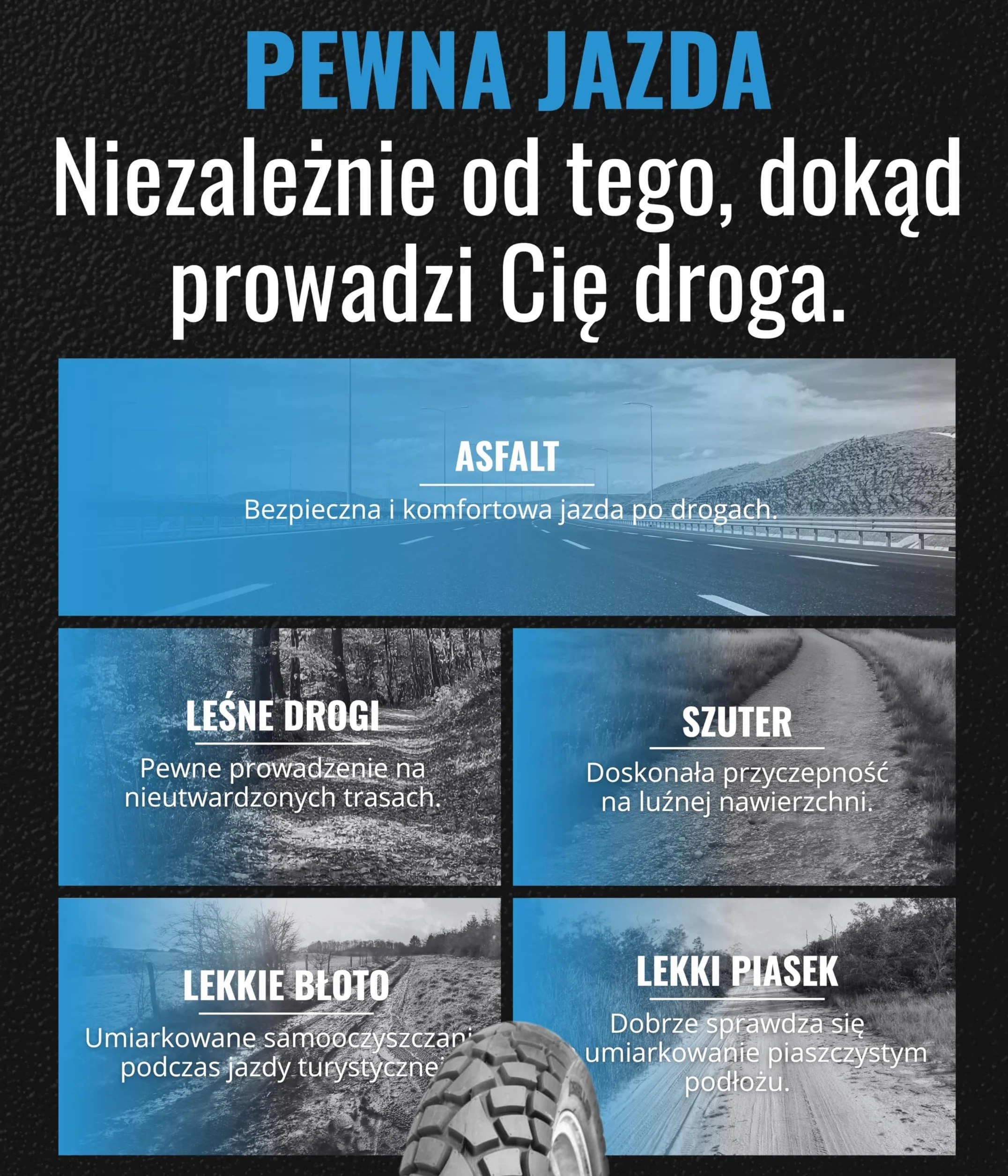Opony Deli SB-117 Street Enduro 90/90-18 TL całoroczna nowa