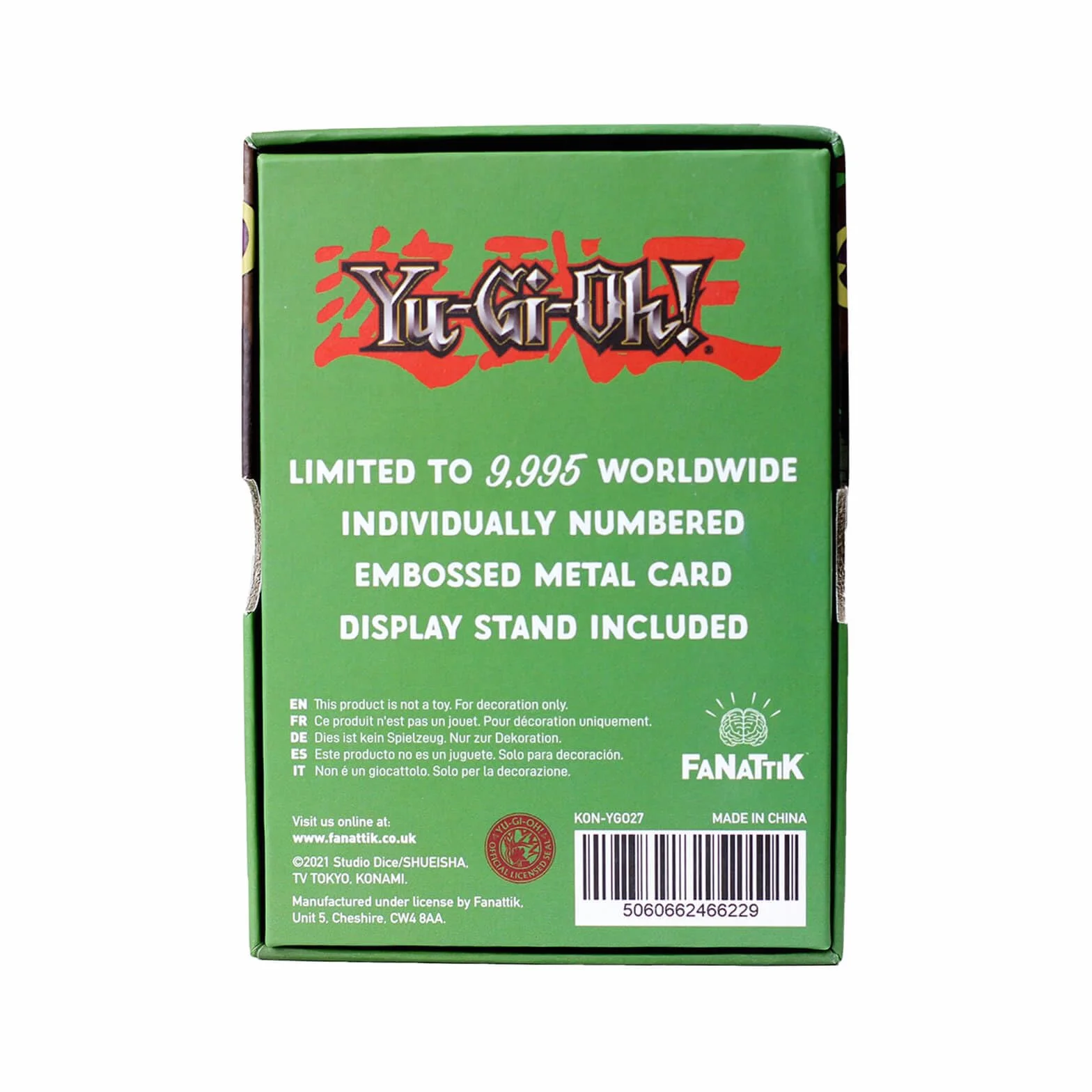 Yu-Gi-Oh! KON-YGO27 edycja limitowana metal kolekcjonerski Kuriboh, srebrny
