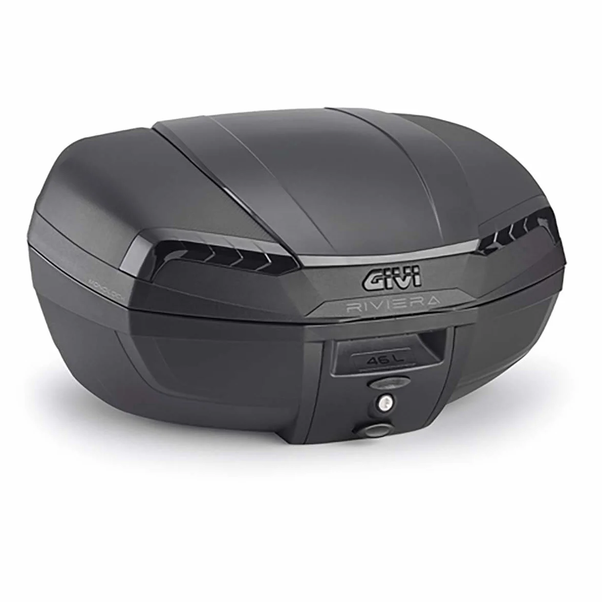GIVI E46NB Monolock Topcase z płytą mocującą Riviera Motorrad Black Edition