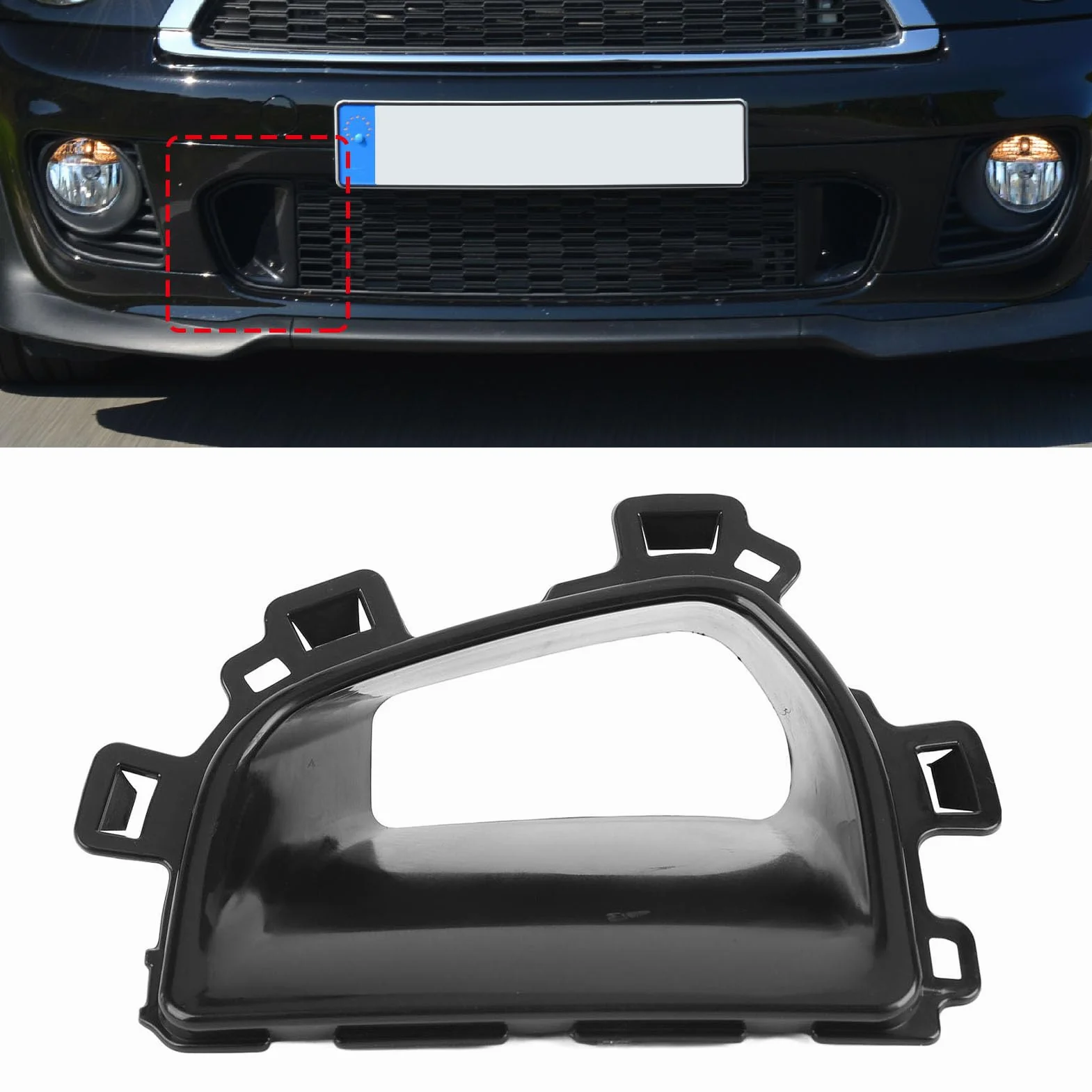 Przedni Zderzak Hamulcowy Grill Ulepszony Przepływ Powietrza 51747328781 51747328782