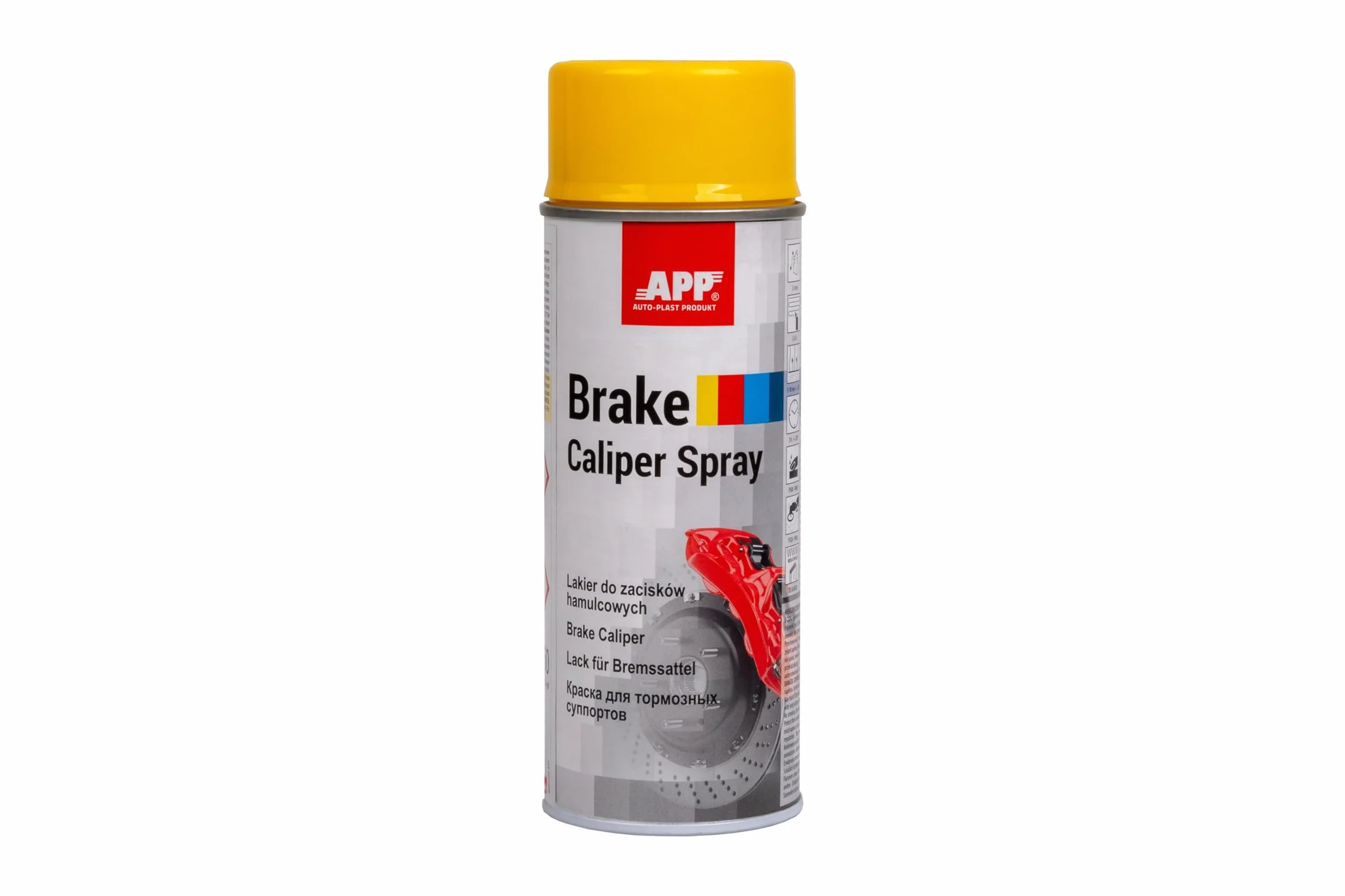 APP Brake Caliper Spray Lakier do zacisków hamulcowych żółty 400ml