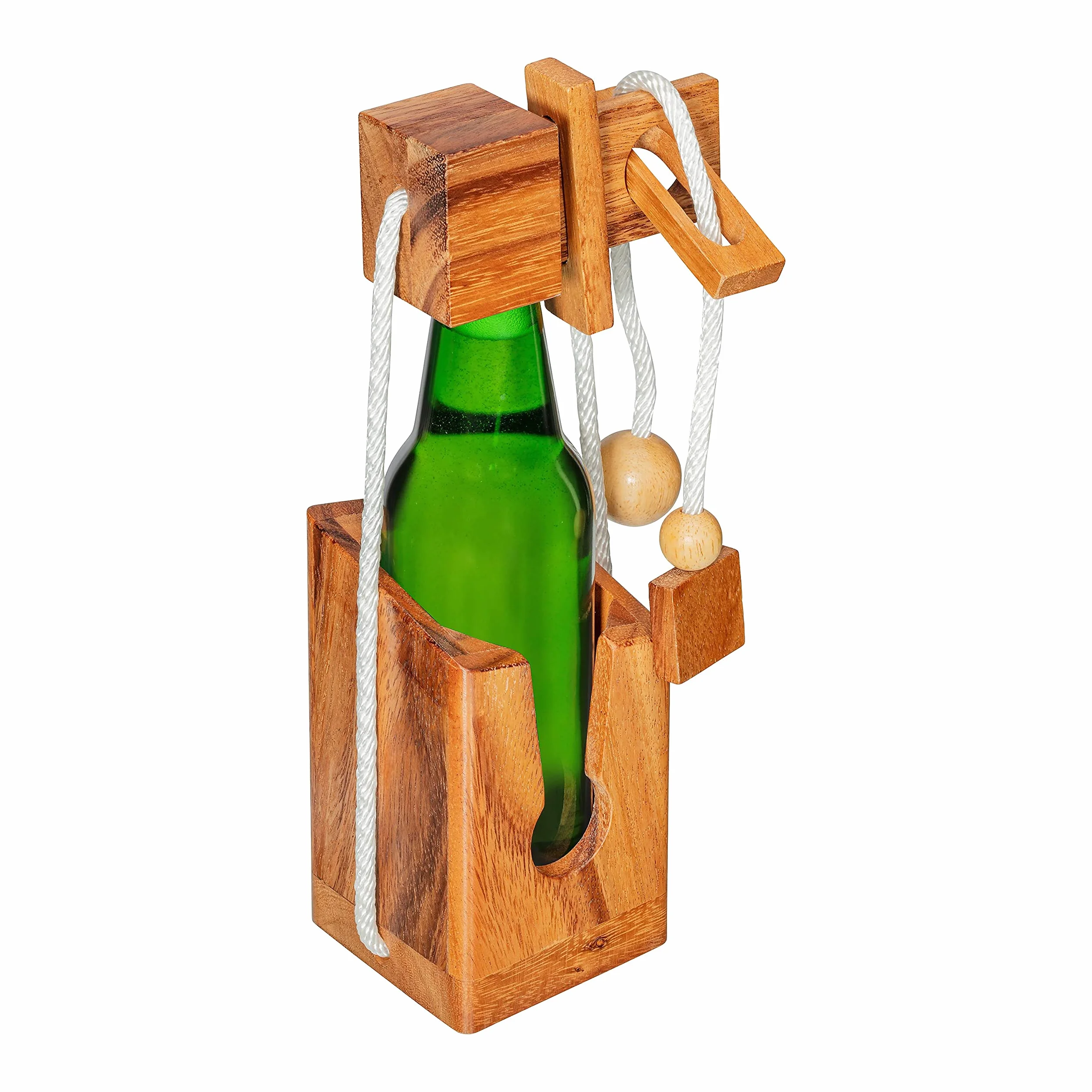 Mini Puzzle na butelki piwa, puzzle, 0,33 litra, drewniany sejf, pils, opakowanie prezentowe