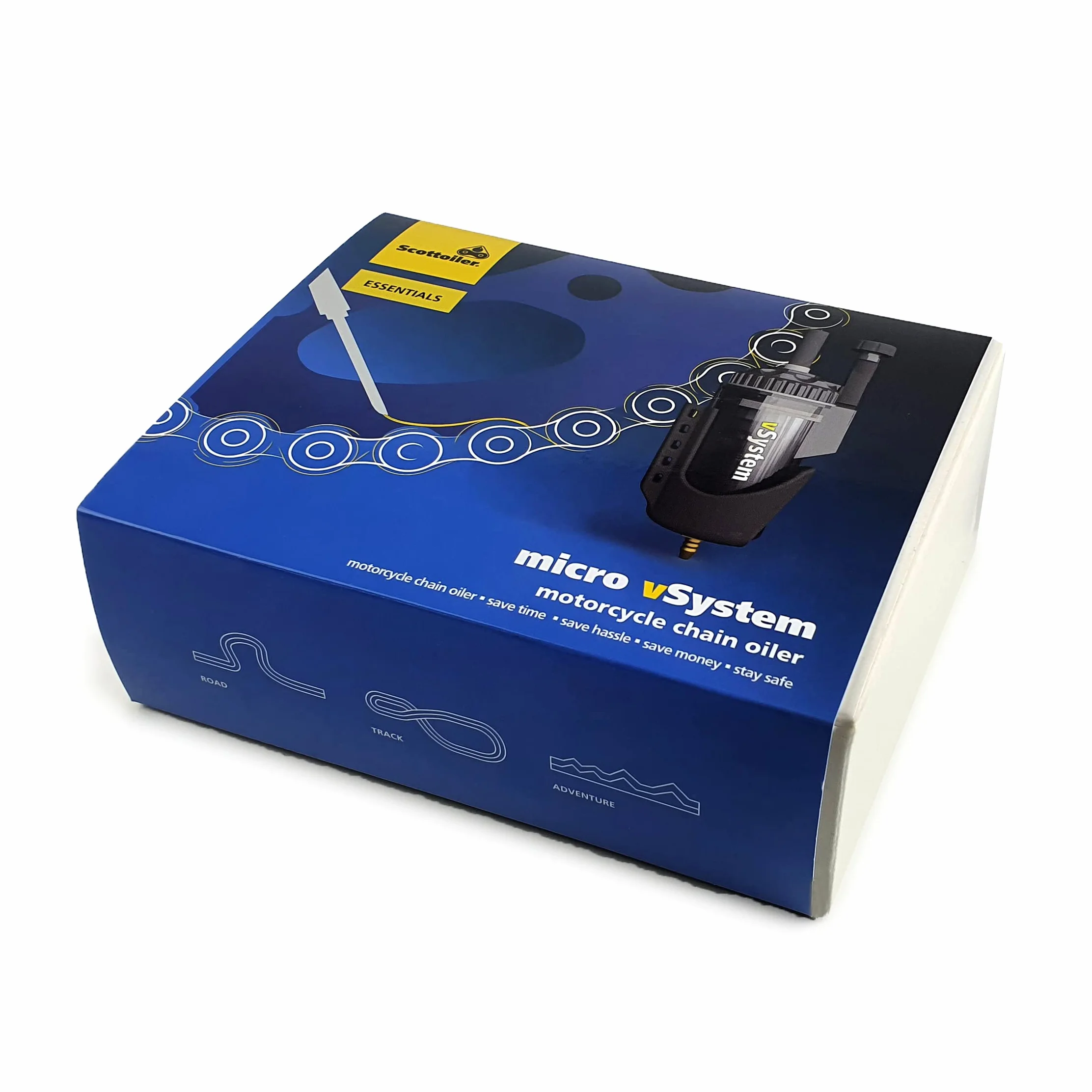 Scottoiler Essentials micro-vSystem automatyczny olej łańcuchowy motocyklowy