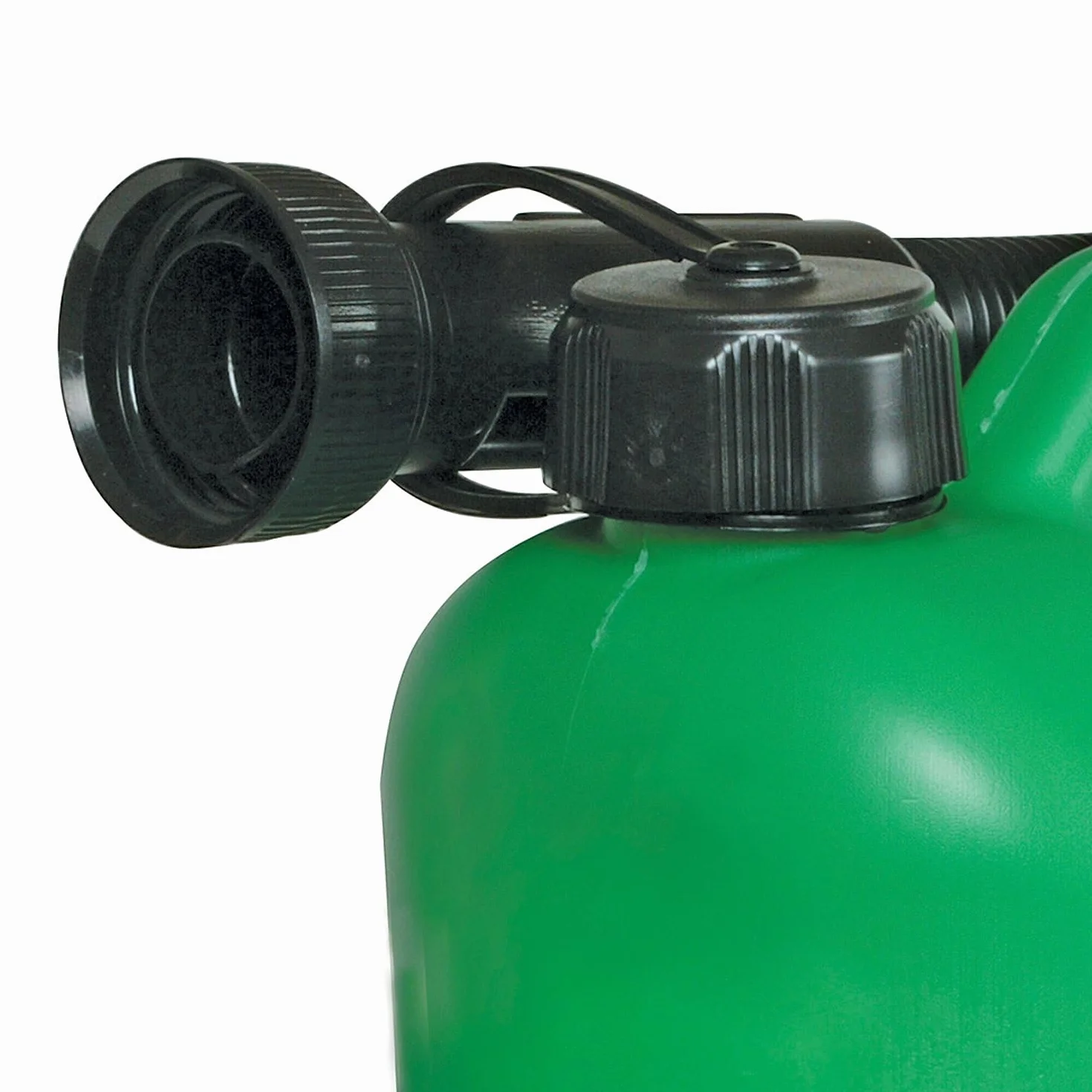 Silverline Plastikowy pojemnik na paliwo 5 l zielony 847074