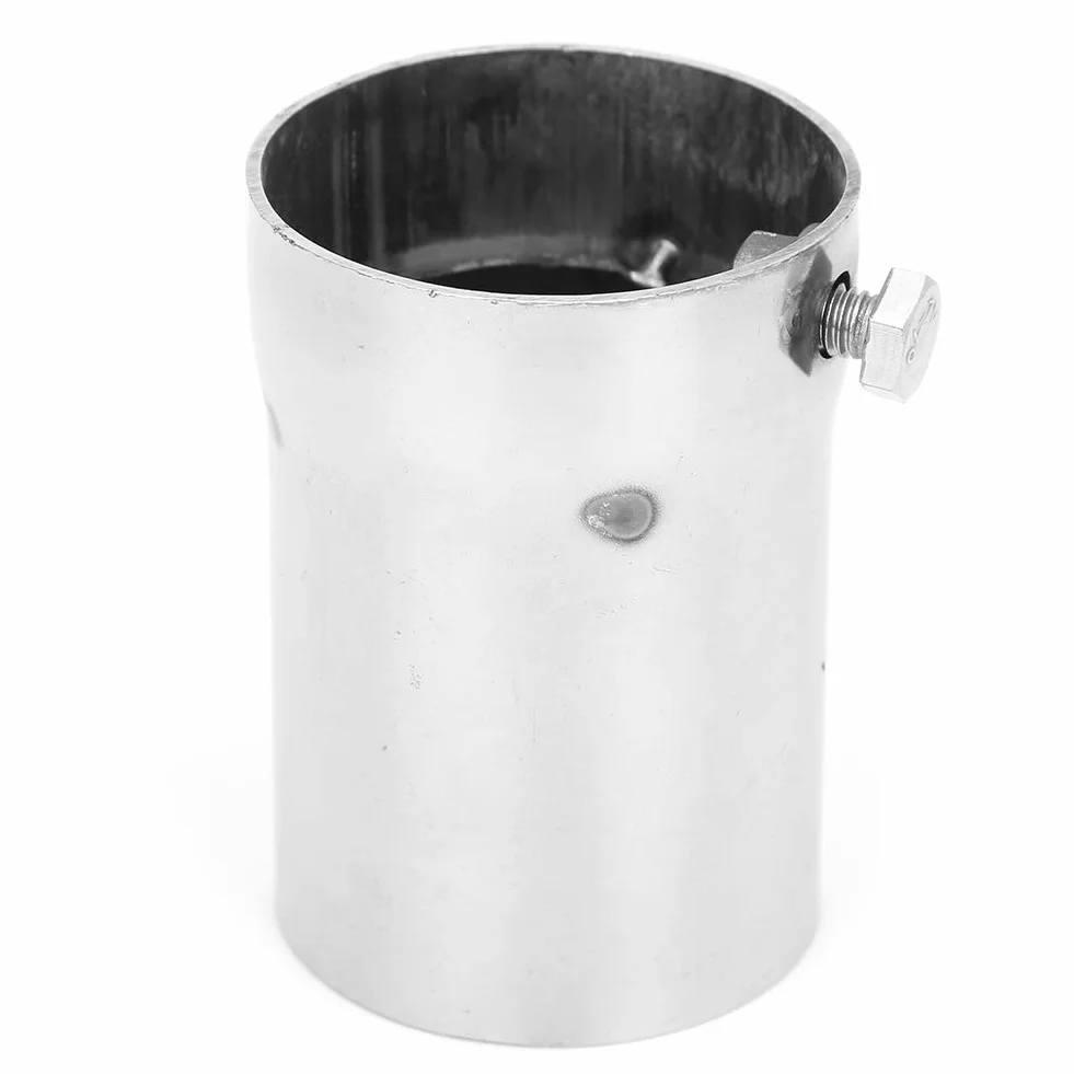 Tłumik rury wydechowej,51mm motocykl przegroda wydechowa-Duokon 51mm uniwersalny tłumik wydechowy rury, ze stali nierdzewnej motocykl adapter rury wydechowej eliminator szumów(3)