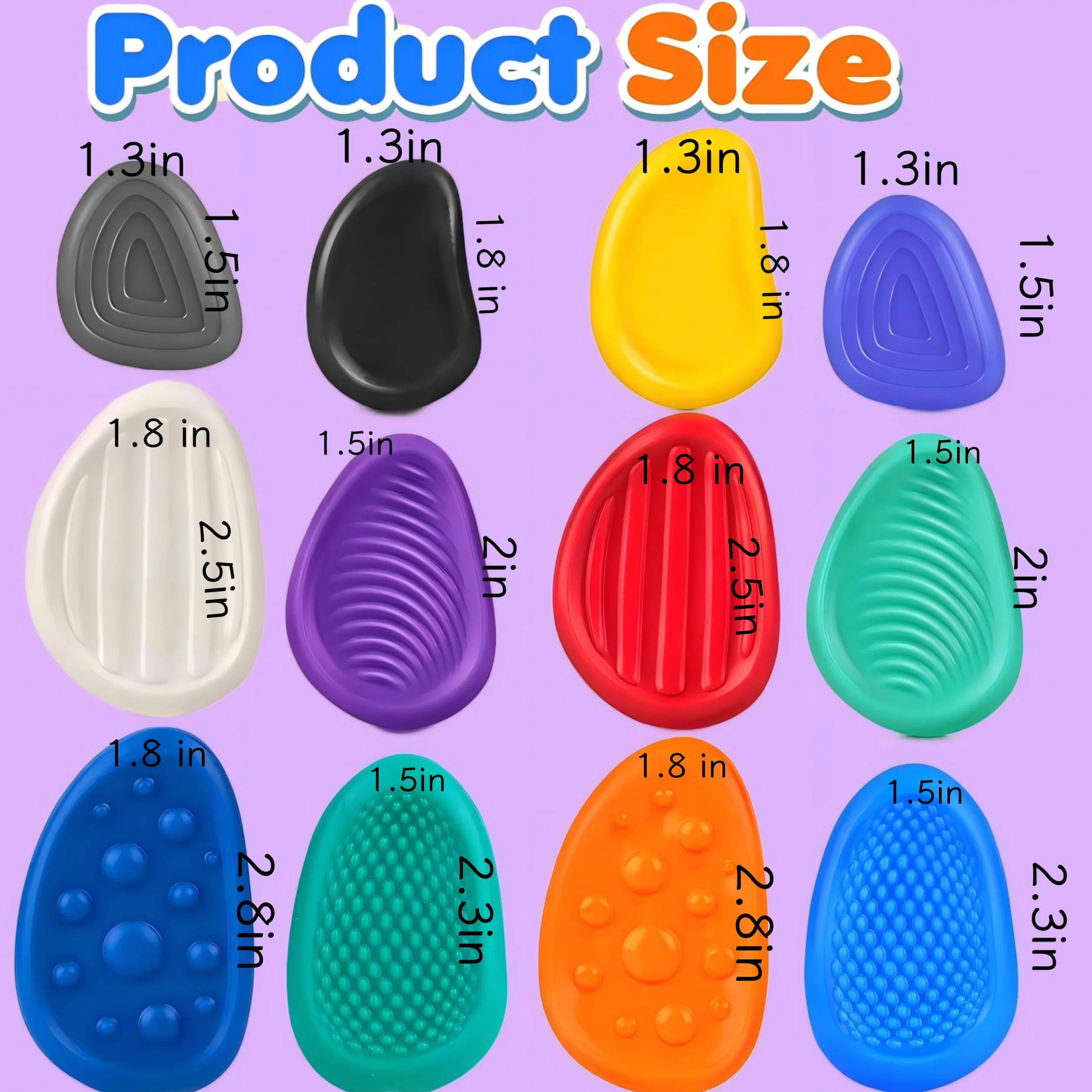 Fidget Toys zestaw 12 sztuk, zabawki sensoryczne, antystresowe, dla dzieci i dorosłych, redukujące stres, stany lękowe, ADHD i autyzm