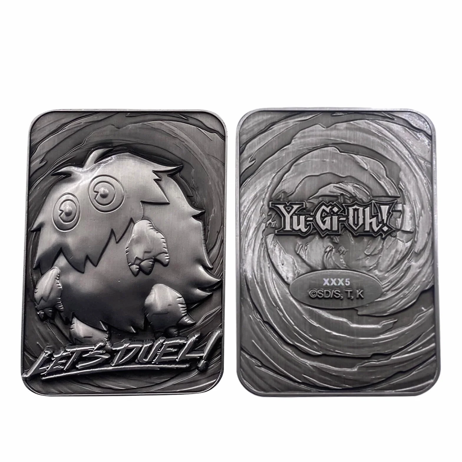 Yu-Gi-Oh! KON-YGO27 edycja limitowana metal kolekcjonerski Kuriboh, srebrny