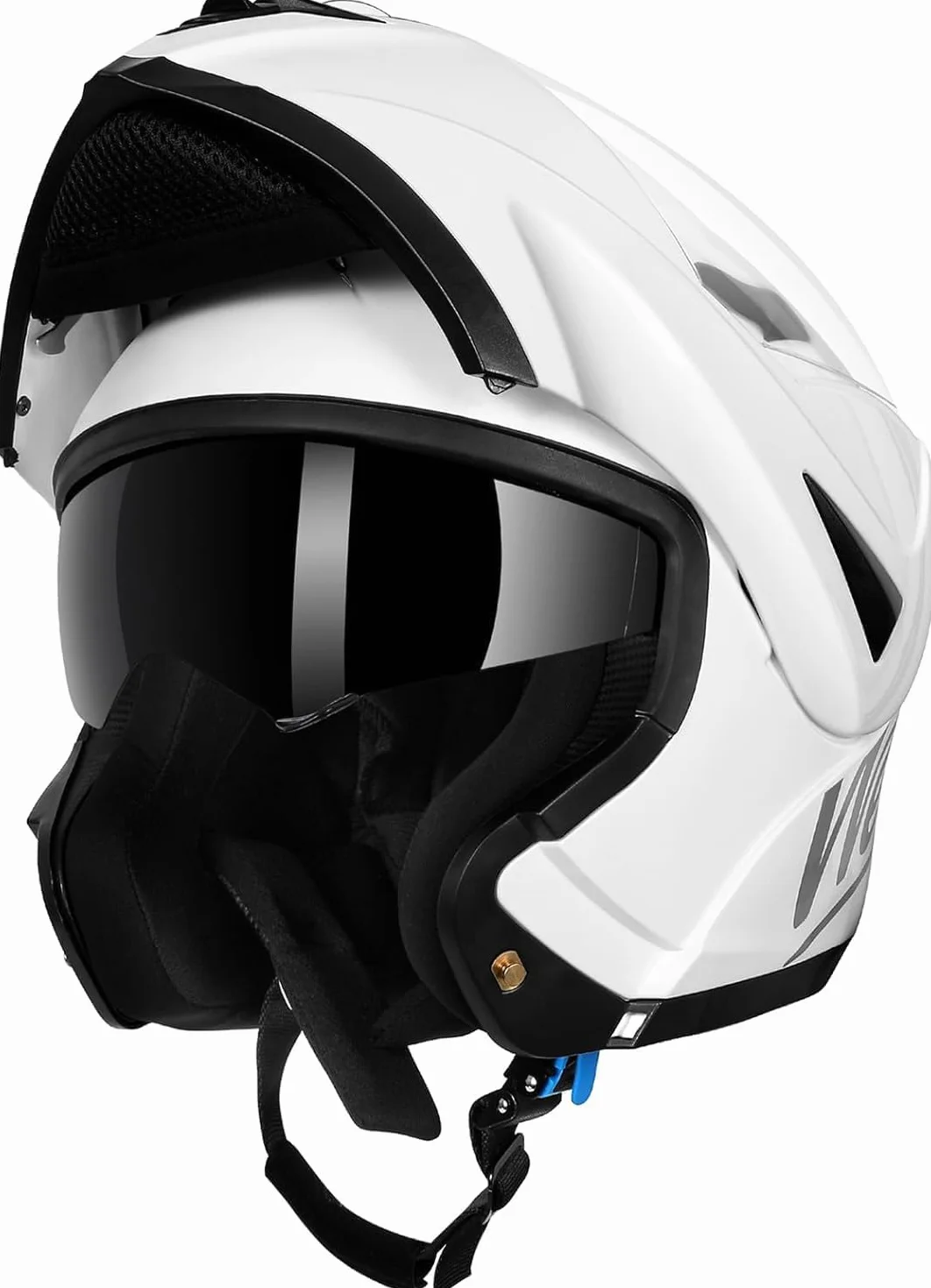 WESTT Torque kask motocyklowy z pełną twarzą I składany kask motocyklowy I odporny na wstrząsy I kask motocyklowy z pełną twarzą dla mężczyzn i kobiet I kask skuterowy I z homologacją ECE
