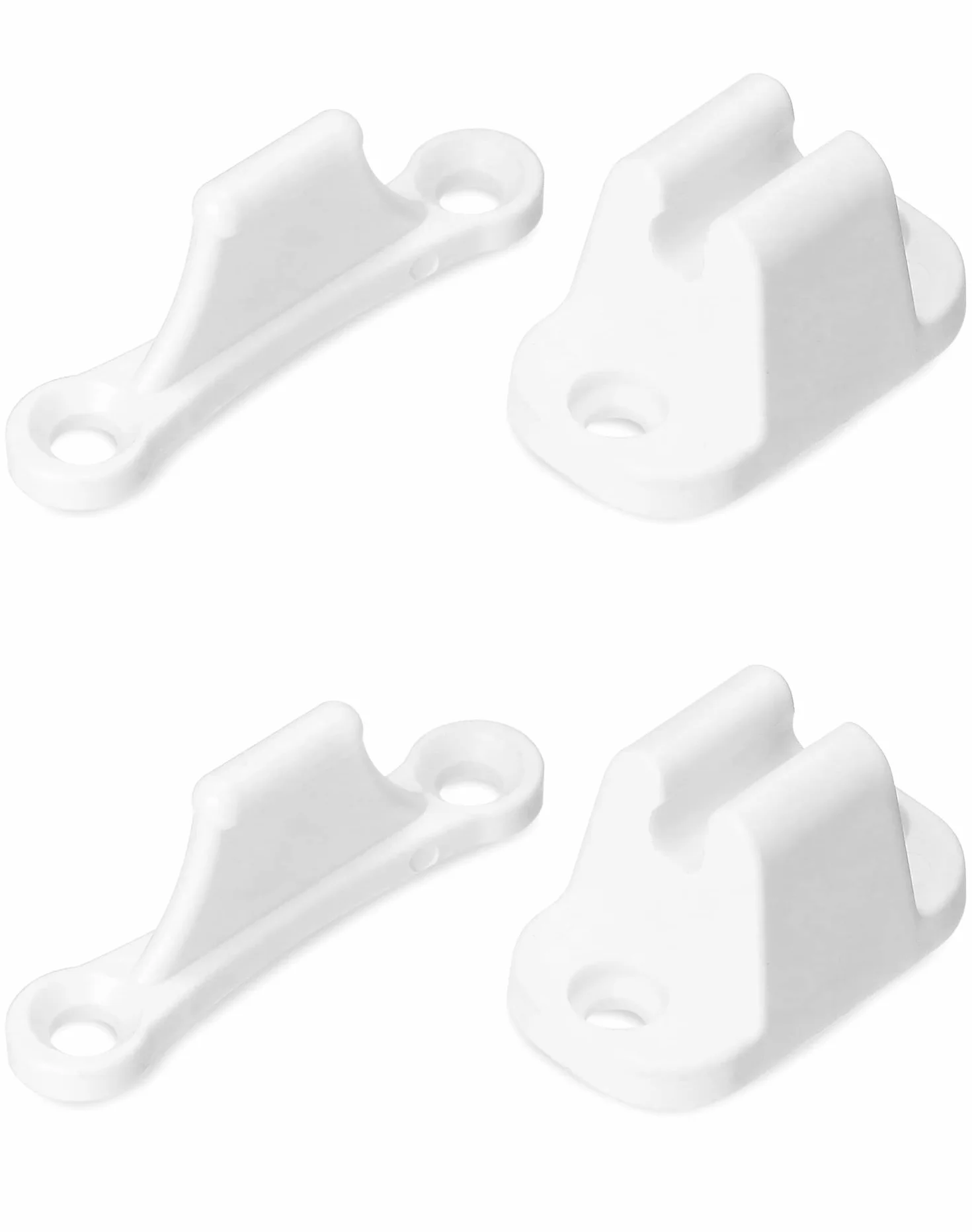 QWORK® 2-pakowy zatrzask do przyczepy kempingowej i przyczepy kempingowej, wytrzymały plastikowy zatrzask do drzwi przyczepy kempingowej Akcesoria do przyczep kempingowych