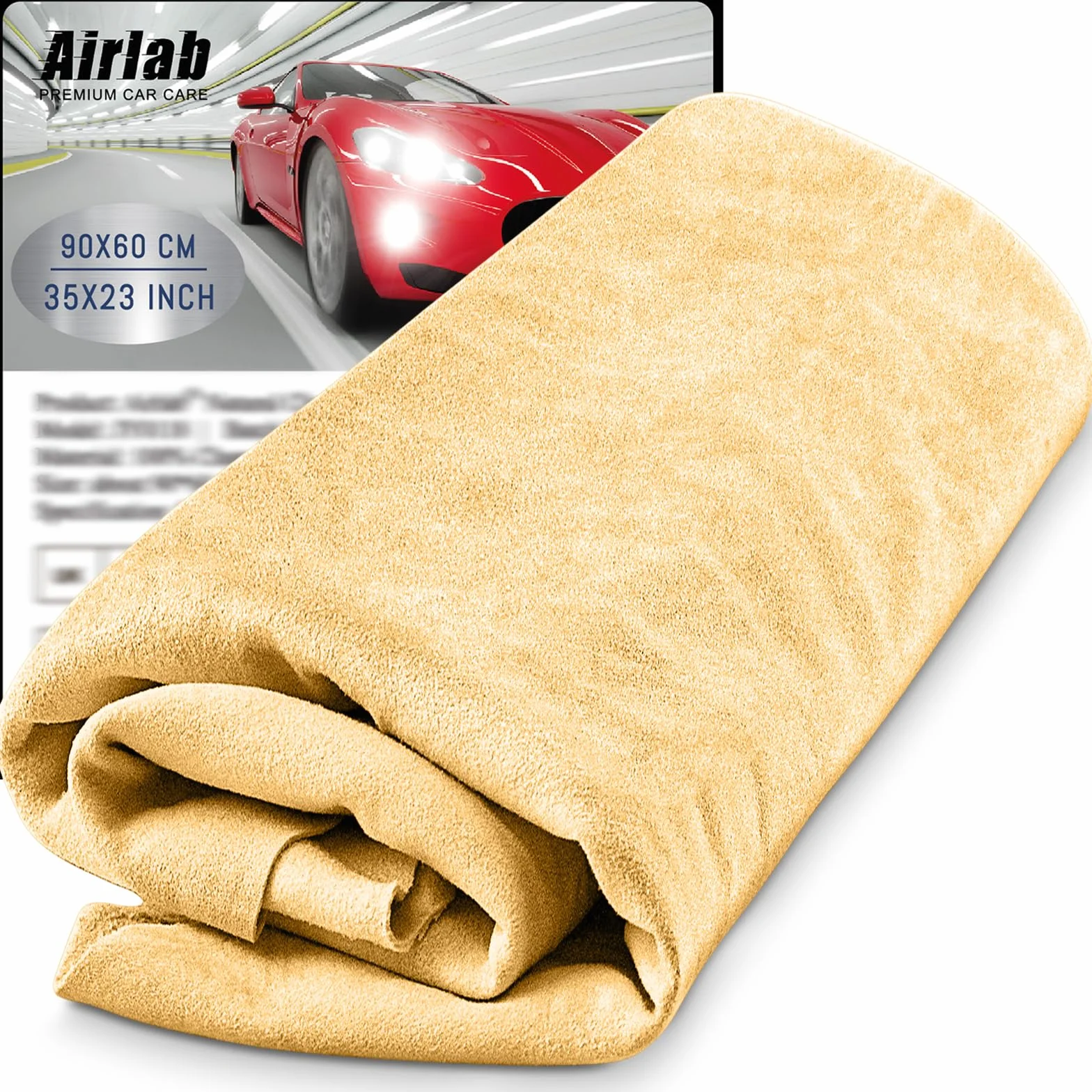 Airlab Prawdziwa skóra zamszowa