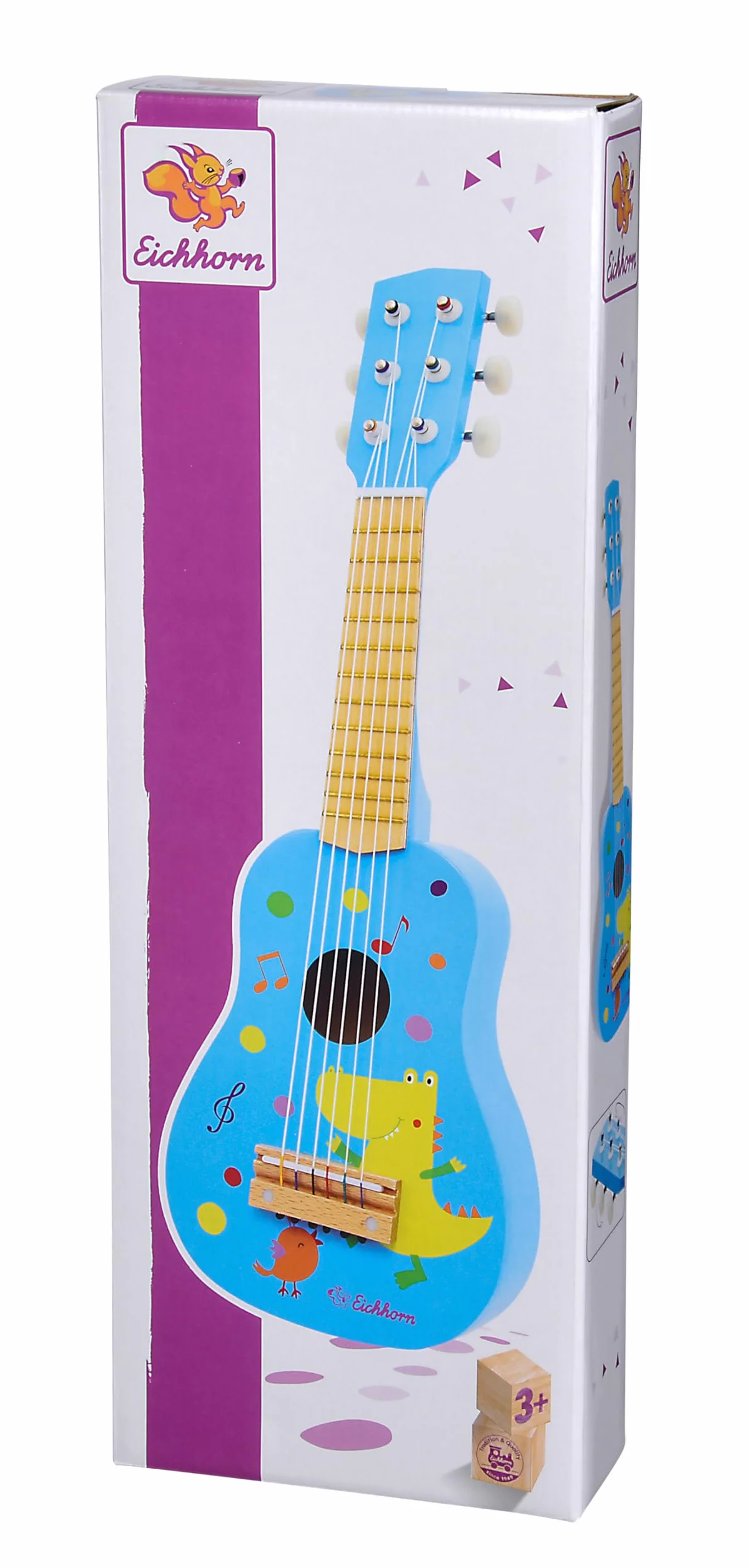 Eichhorn Musik Holzgitarre, 54cm