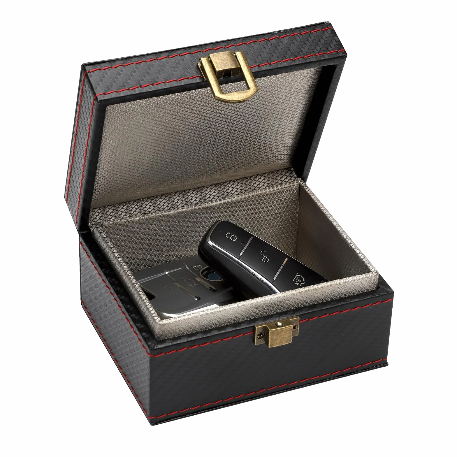 TNSLAND Keyless Go etui ochronne na kluczyki samochodowe blokada sygnału Faraday Box RFID (11,5 x 9 x 6,2 cm)