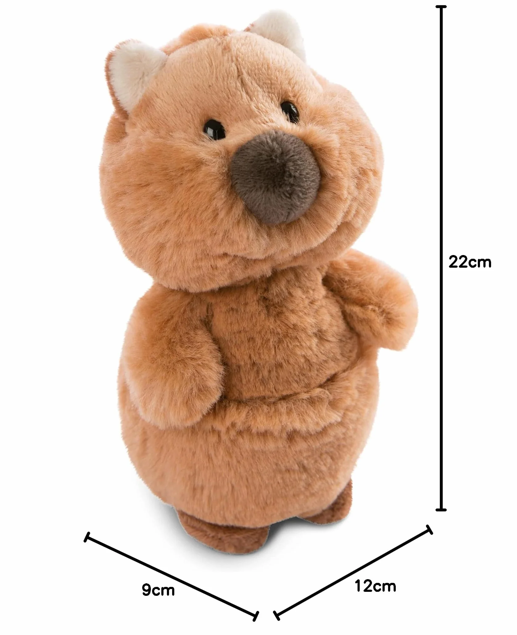 Stojąca pluszowa Kuoka Quokka-Mola NICI Green 22cm