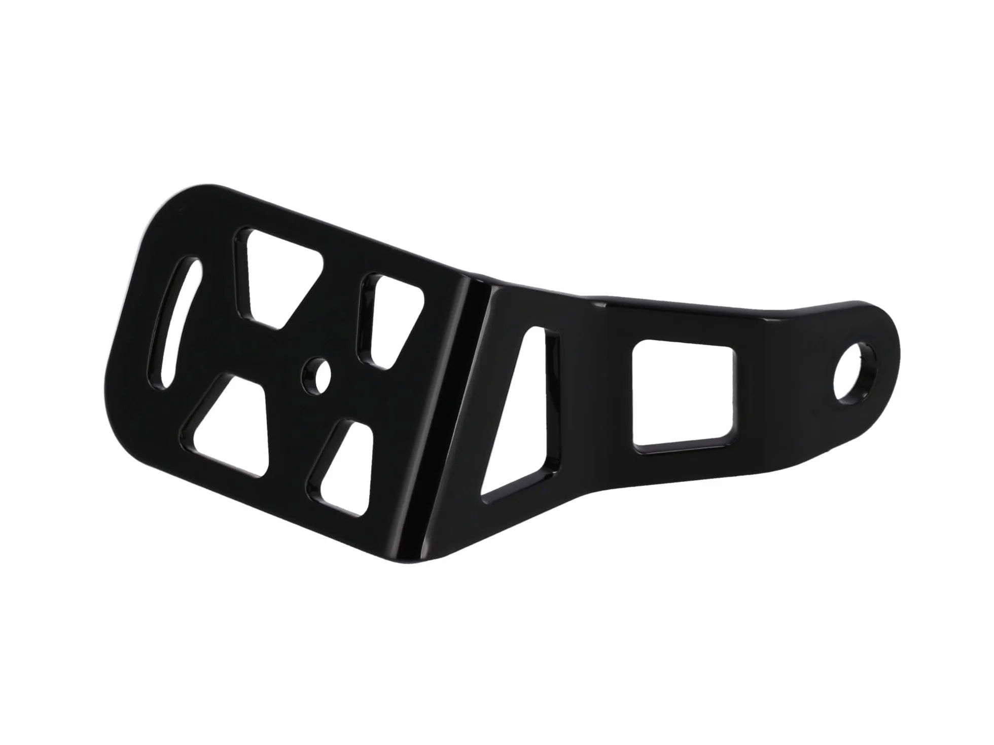 Uchwyt na tablice rejestracyjna ze stali nierdzewnej, czarny - dla Simson S50, S51, S70, KR51/2 Schwalbe, SR50, SR80
