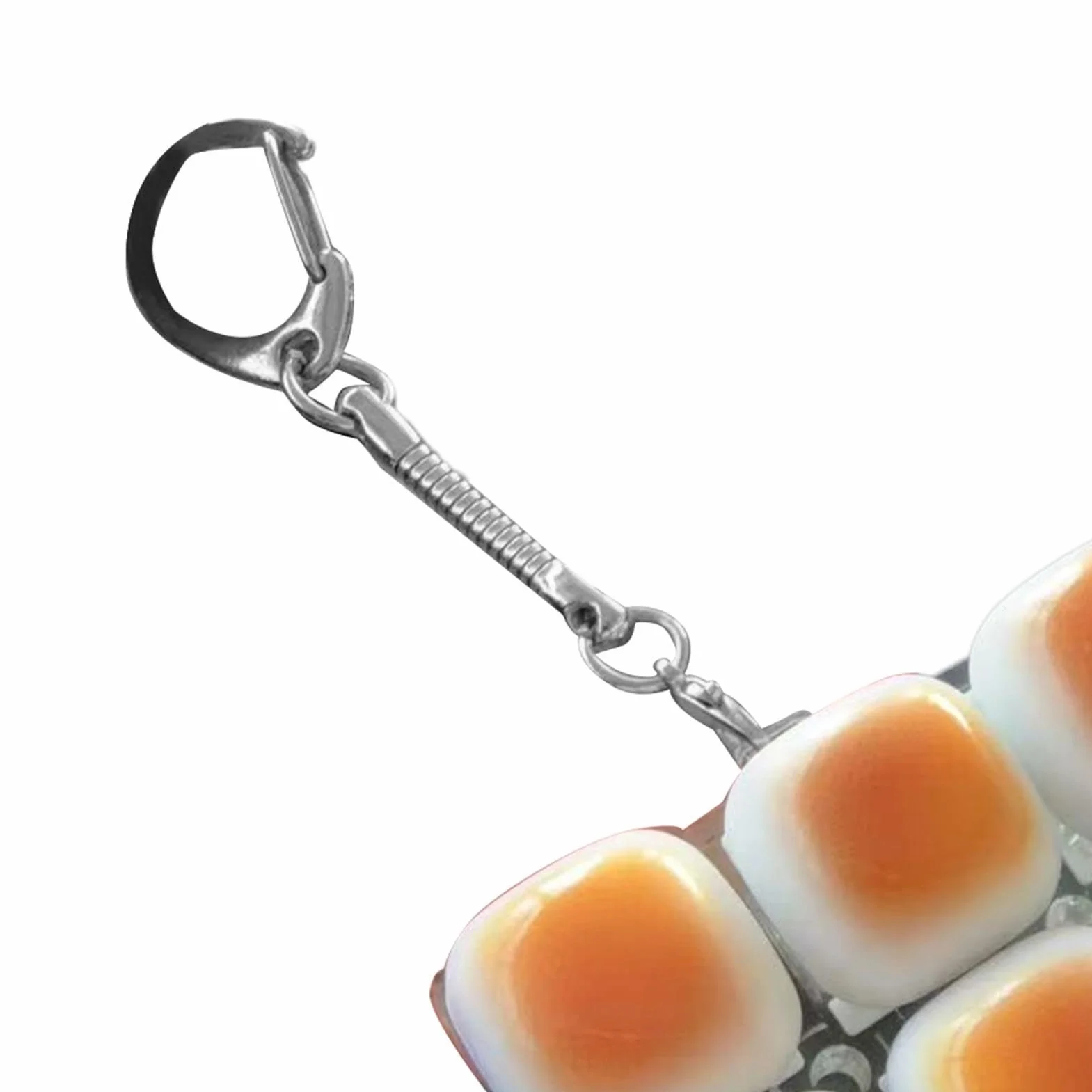 Keyboard Fidget, Fidget Keyboard, Bread Keyboards Fidgets, Anti-Stress Toy, Stress Relief Keychain, Portable Fun Play Bread Keyboards For Kids Teens Adults Programmers