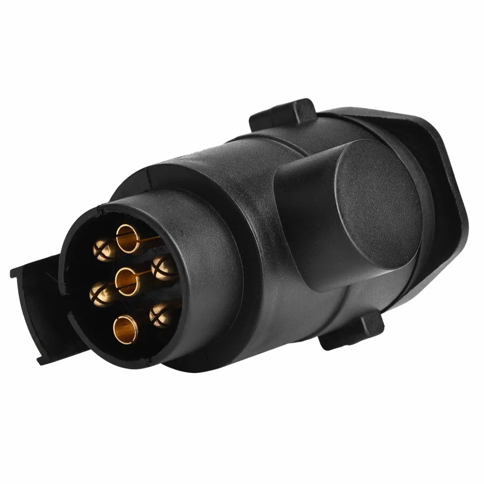 Adapter do przyczepy 7 na 13 pinów, konwerter gniazda 12V, złącze holownicze
