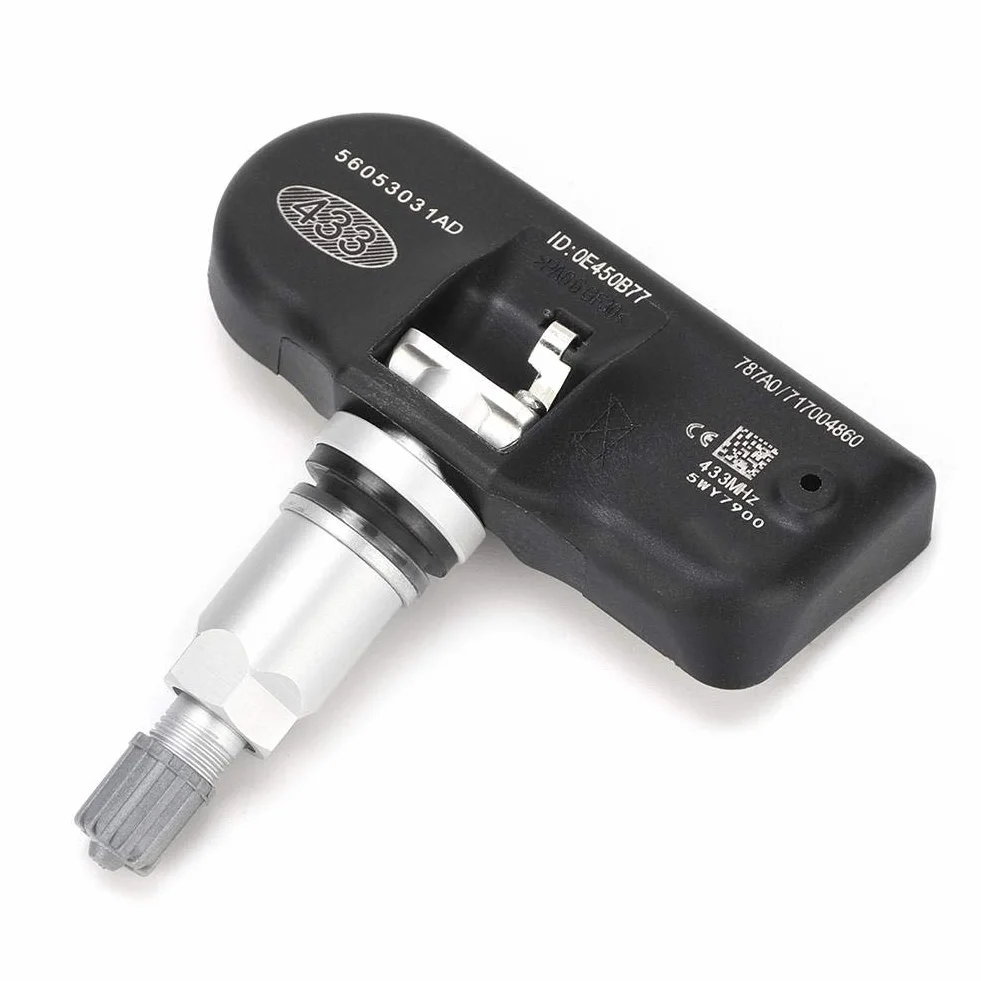 Czujnik TPMS, Fydun 4 Szt. Wymiana Czujnika Ciśnienia w Oponach 56053031AD System Monitorowania Ciśnienia Opon dla Sebringa dla Jounrey dla Kompasu