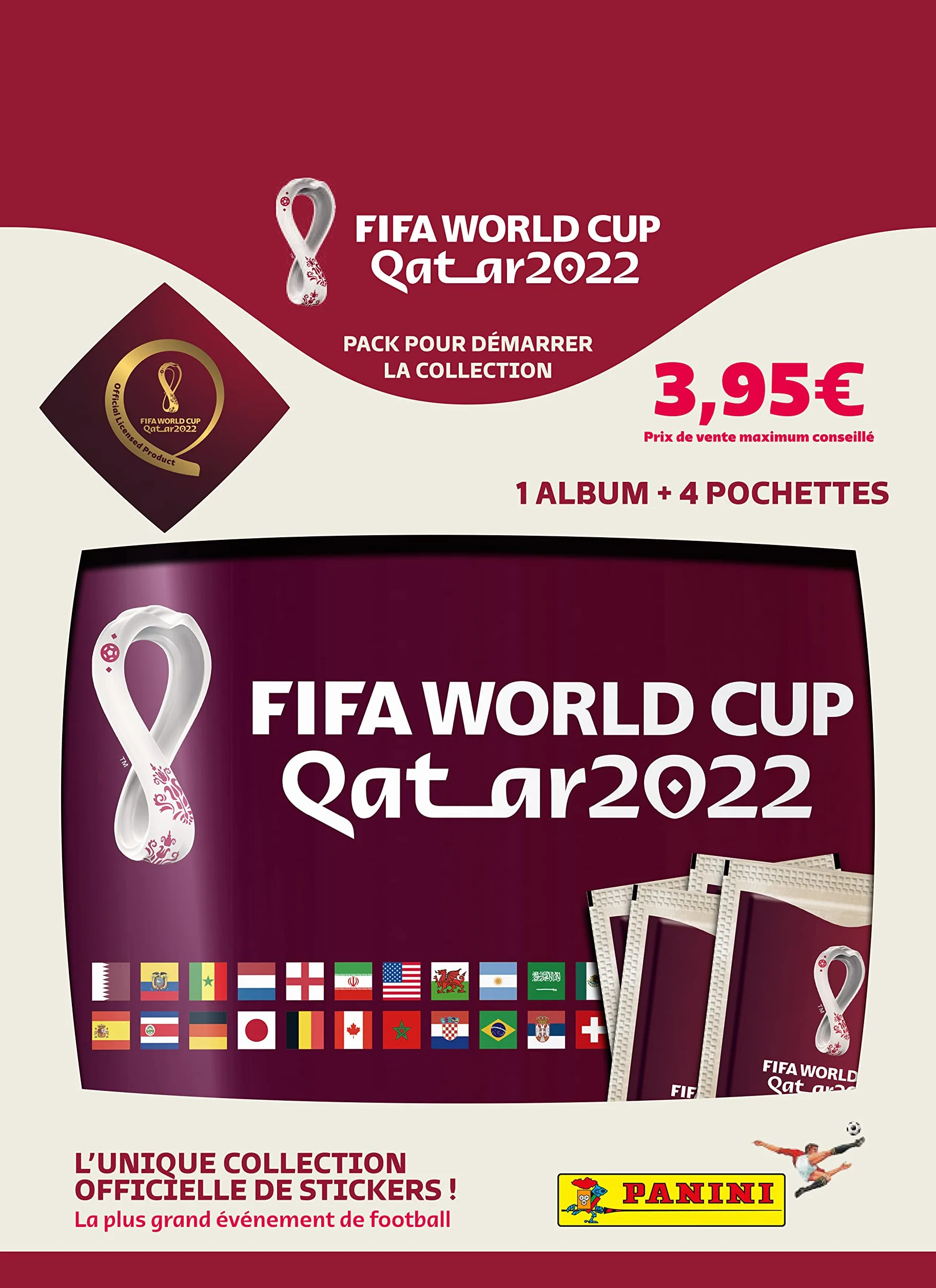 Panini FIFA World Cup 2022 kolekcja naklejek zestaw startowy