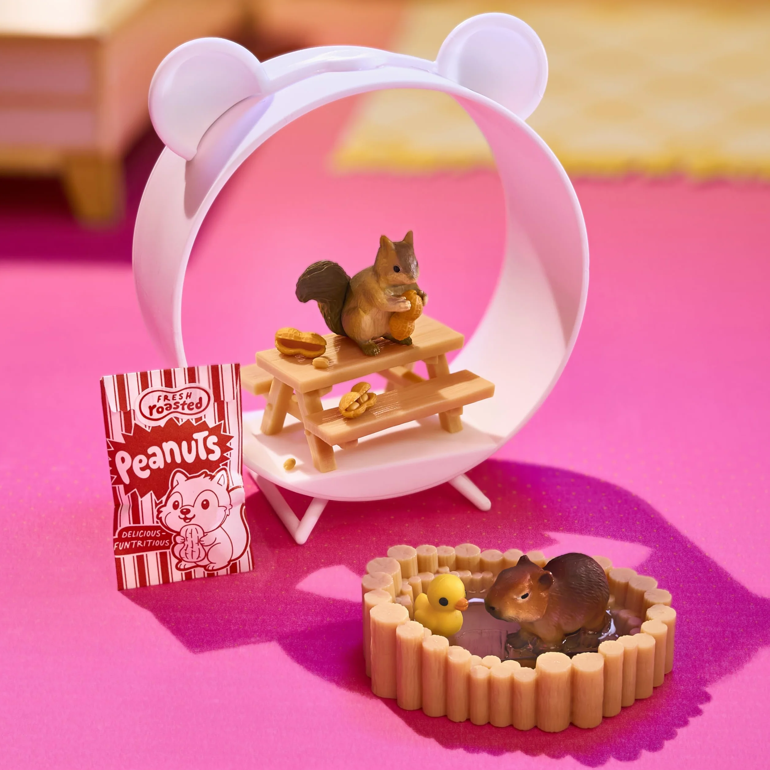 MGA's Miniverse Make It Mini Animals Series 2 – Zestaw z Jedną Figurką Zwierzątka i Akcesoriami, Mini Kolekcjonerskie Elementy; w Serii 8 do Zebrania; dla Kolekcjonerów i Dzieci od 8 Lat