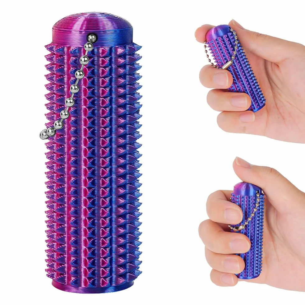 Ainiv Little Ouchies Pain Fidget，Zabawka Sensoryczna dla Dorosłych，3D Nadrukiem Brelok z Kolcami，Mini Zabawka Fidget do redukcji stresu, koncentracji, łagodzenia, lęku, prezent dla przyjaciół