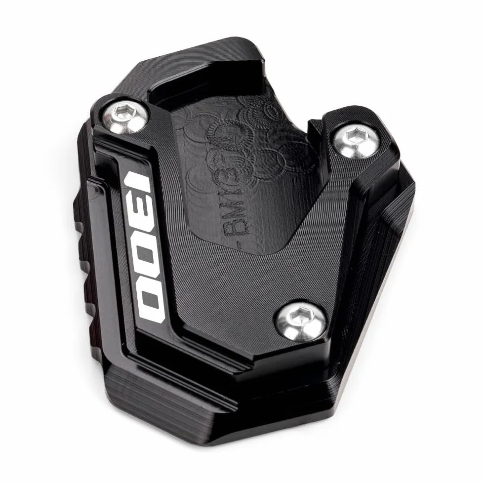 Płyta przedłużająca podpórki do R1300GS R 1300GS adv R 1300 GS 2023-2025 Nowe akcesoria motocyklowe Uchwyt podpórki bocznej płyta powiększająca (czarna)