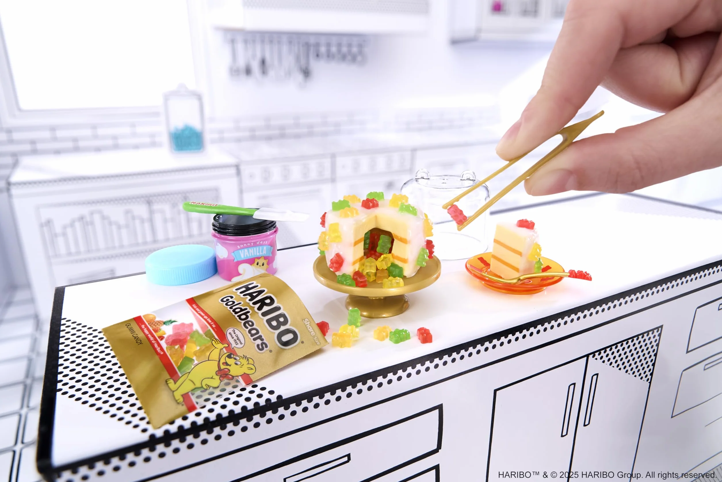 MGA’s Miniverse Make It Mini Haribo Multipack– Mini Kolekcjonerskie Słodycze DIY! Mieszaj, Łącz i Twórz Realistyczne Repliki z Żywicy. Zestaw jest NIEJADALNY – dla Kolekcjonerów w Wieku 8+