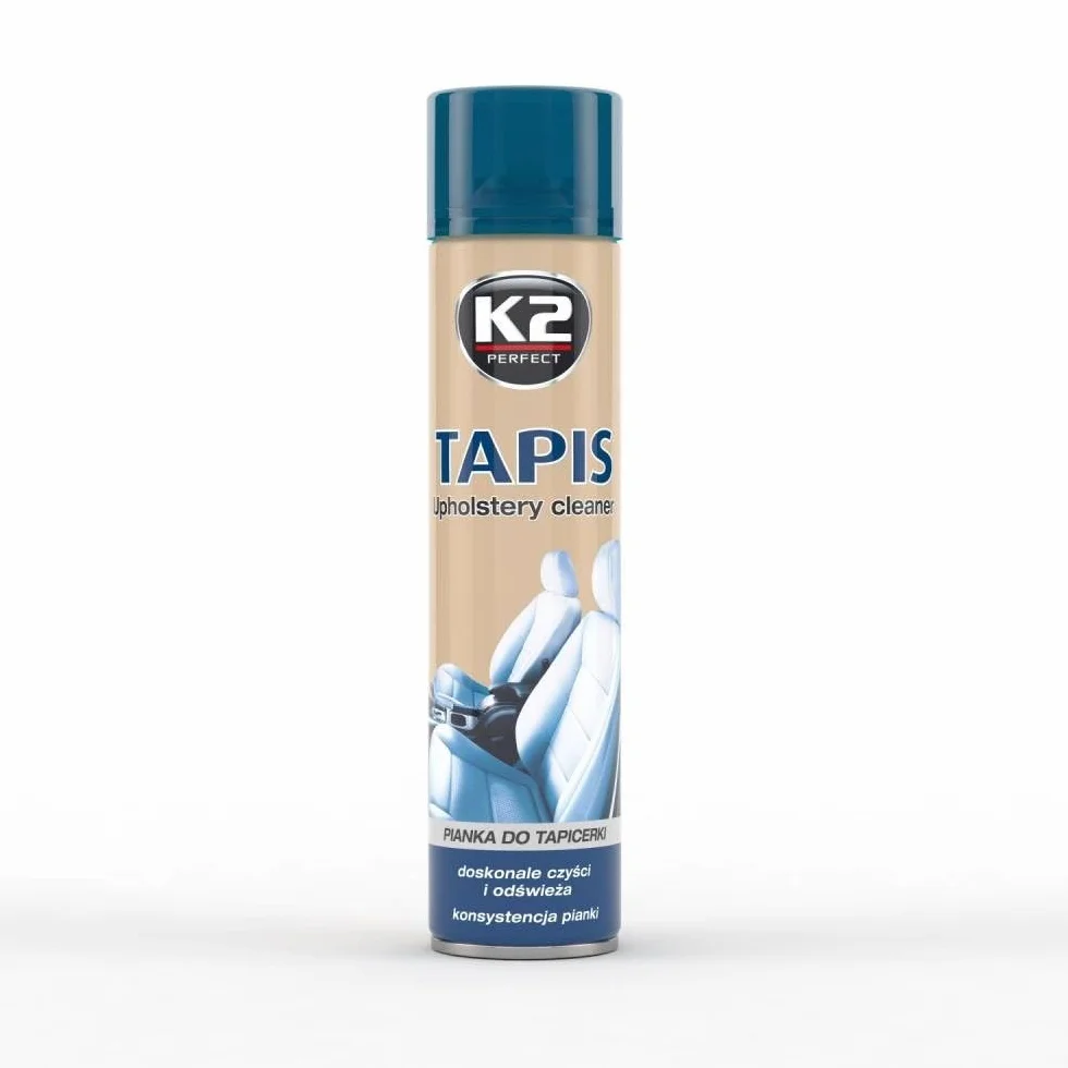 K2 Tapis – spray do czyszczenia tapicerki i tkanin, bardzo skuteczny, odplamiacz, puszka ze sprayem 600 ml