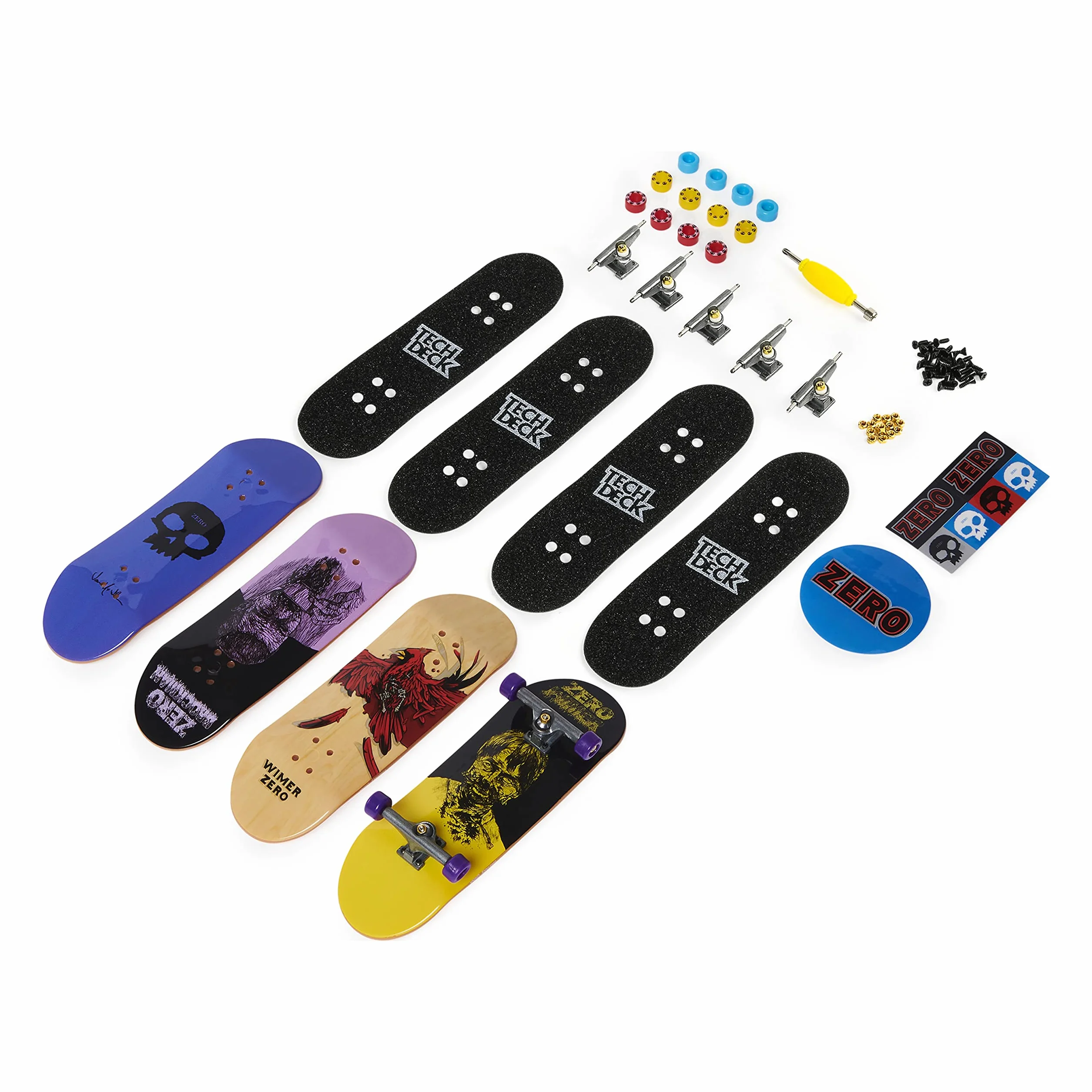 Tech Deck 96mm Fingerboards Ultra DLX 4-Pack (Styles Vary), Kids Christmas Toy Gifts for Boys and Girls Ages 6 and up