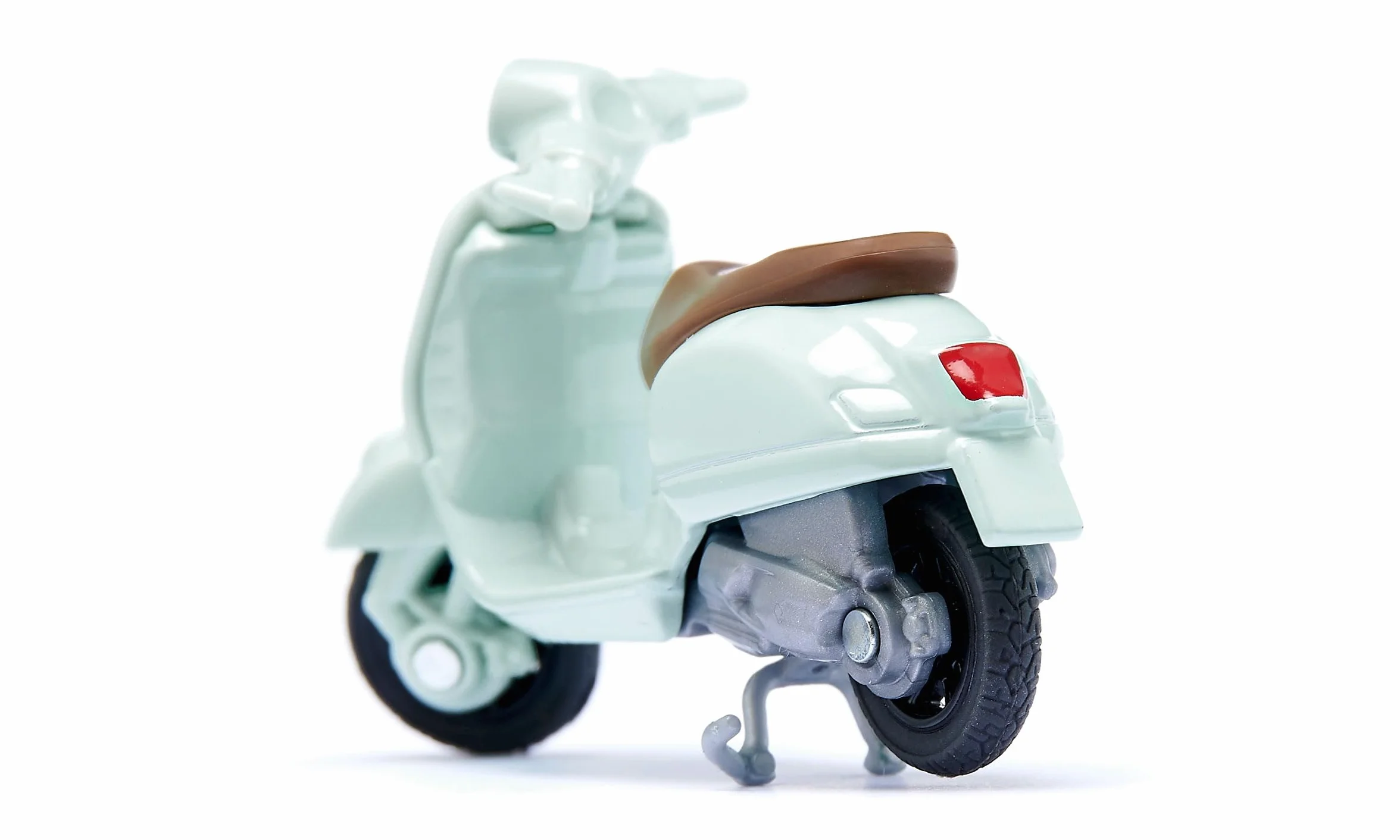 siku 1296, Vespa 125 GTS Super, Zabawkowy skuter, Metal/Tworzywo sztuczne, Mint, Gumowane opony, Ruchoma kierownica i podpórka