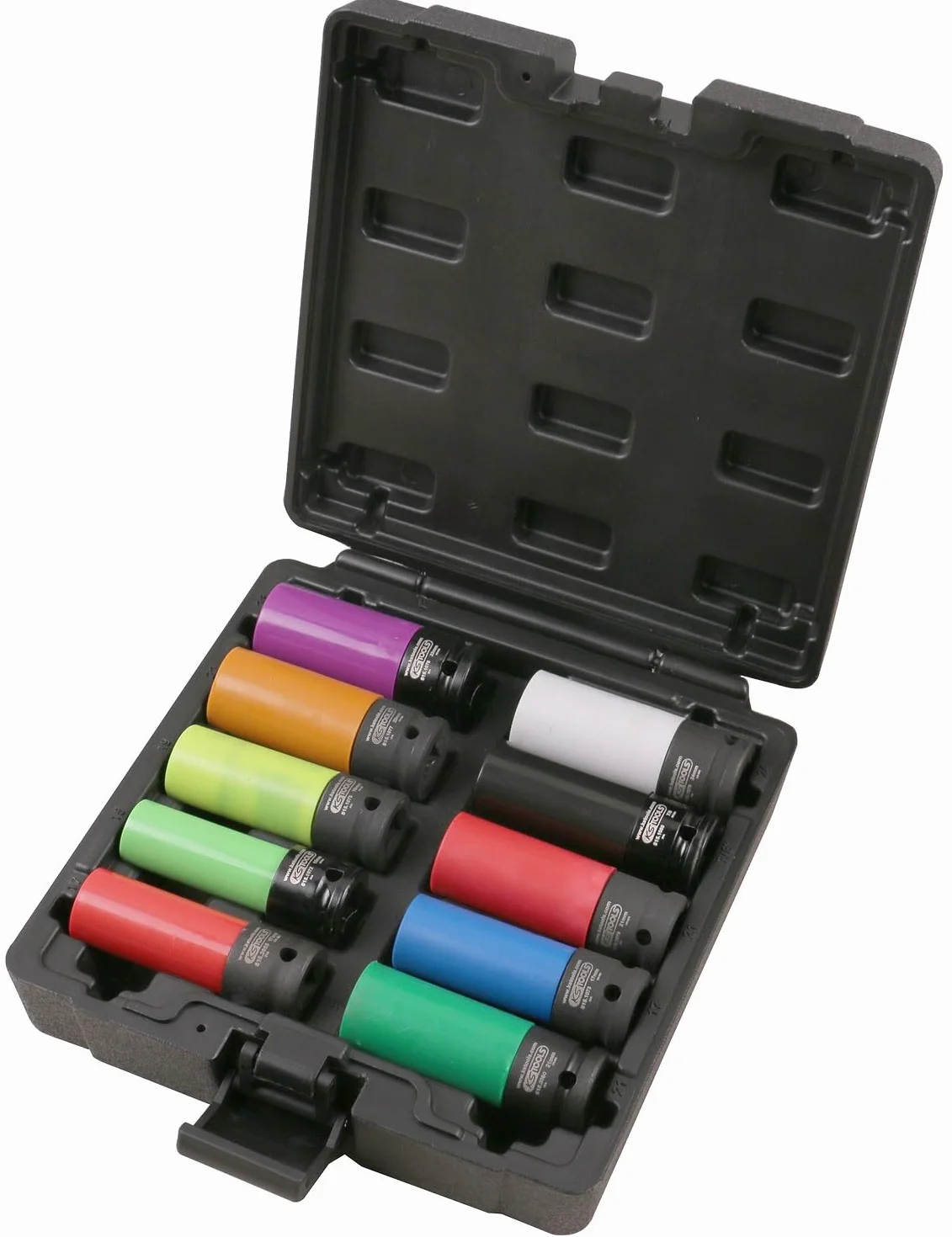 KS Tools 1/2" Specjalny zestaw nasadek udarowych do alufelg, 10 szt.